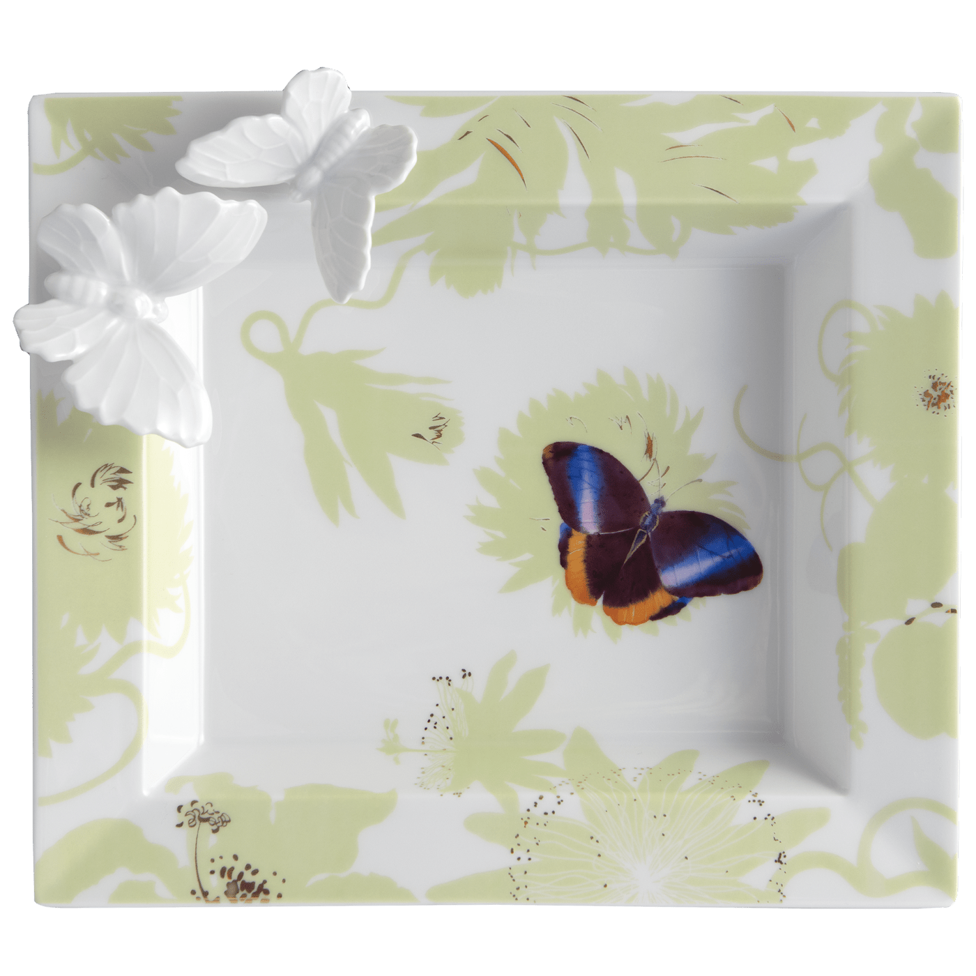 Vide - Poche, groß, Exotic Spring, 21 x 18 cm | Meissen Butterfly Collection 61A198 - 53280 - Meissen Weimar