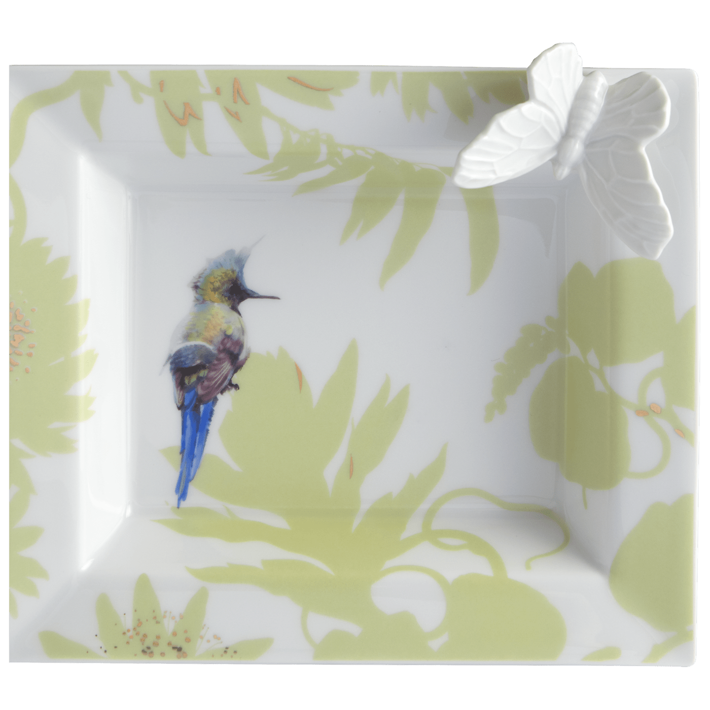 Vide - Poche, klein, Exotic Spring, 16 x 13,5 cm | Meissen Butterfly Collection 61A197 - 53277 - Meissen Weimar