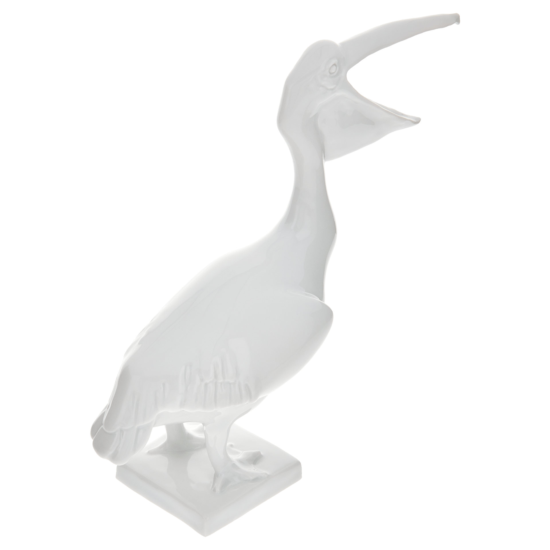 Vogel, Pelikan, Weiß | Meissen Skulpturen 000001 - 77371 - Meissen Weimar