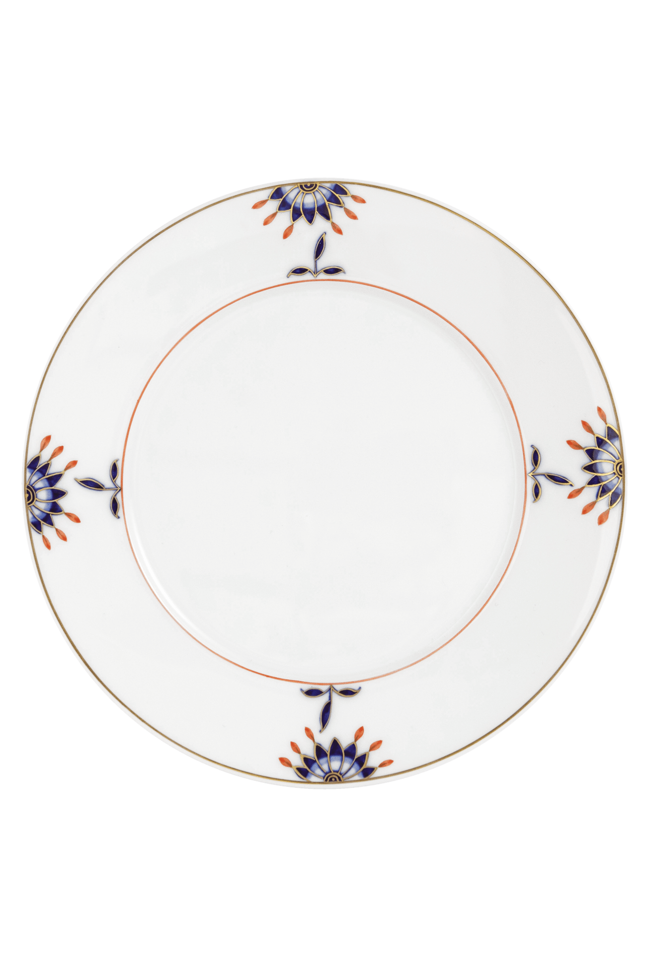 Vorspeise - und Dessertteller, Blütenknospen, Blütenzweige, Ø 22 cm | Meissen No. 41 Noble Blue 802390 - 41473 - Meissen Weimar