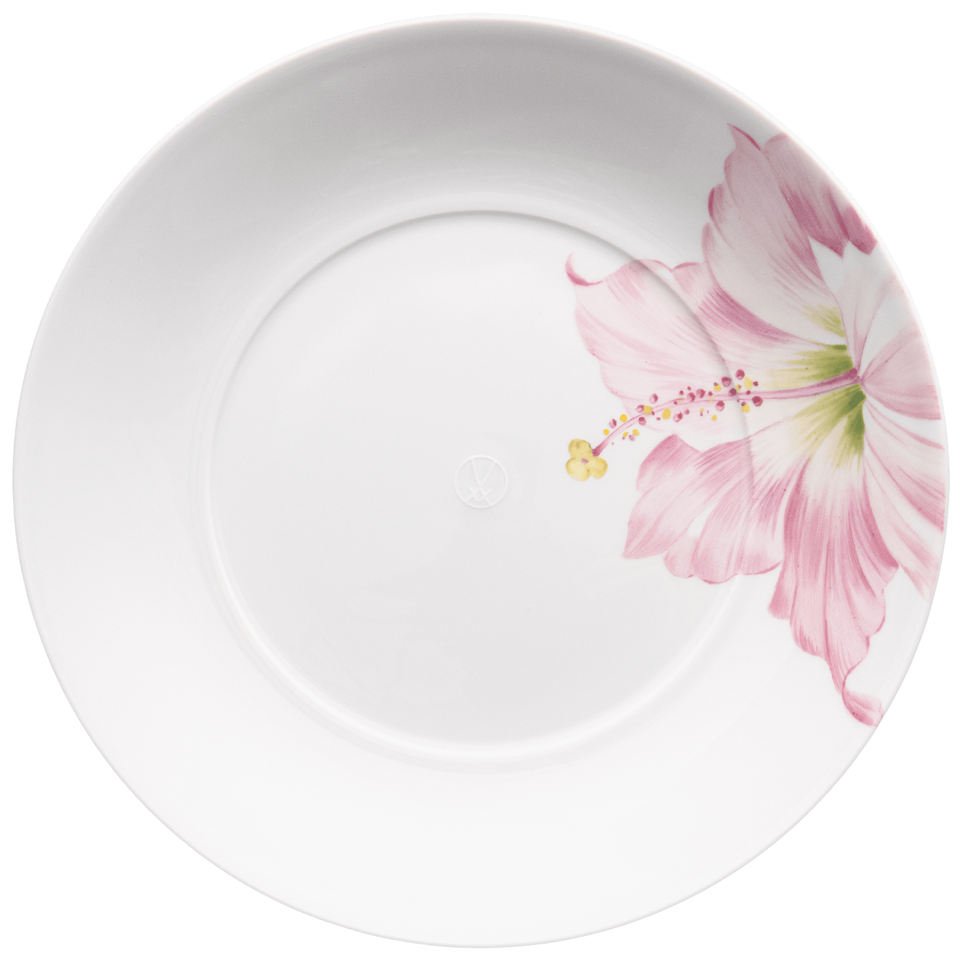 Vorspeise - und Dessertteller, "Giant Bloom", Hibiskus, Ø 22,5 cm | Meissen Cosmopolitan 61A163 - 37473 - Meissen Weimar