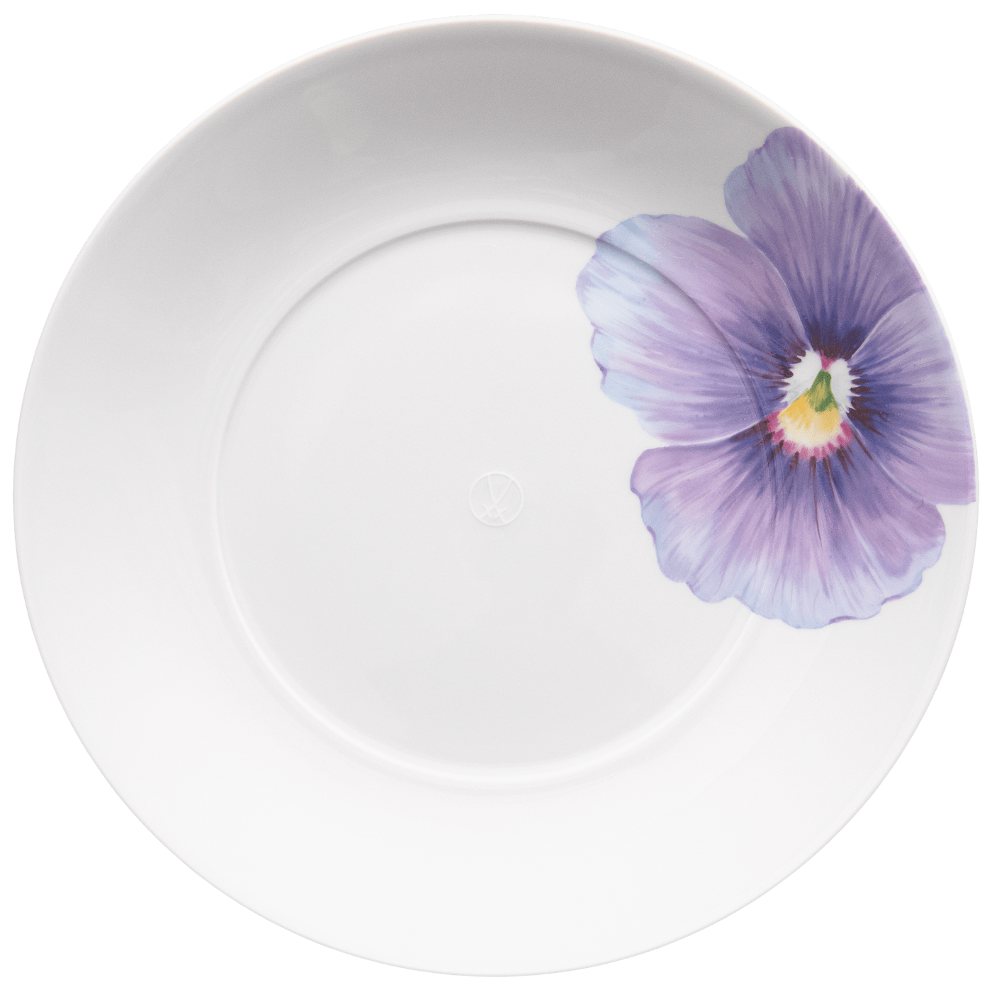 Vorspeise - und Dessertteller, "Giant Bloom", Stiefmütterchen, Ø 22,5 cm | Meissen Cosmopolitan 61A160 - 37473 - Meissen Weimar