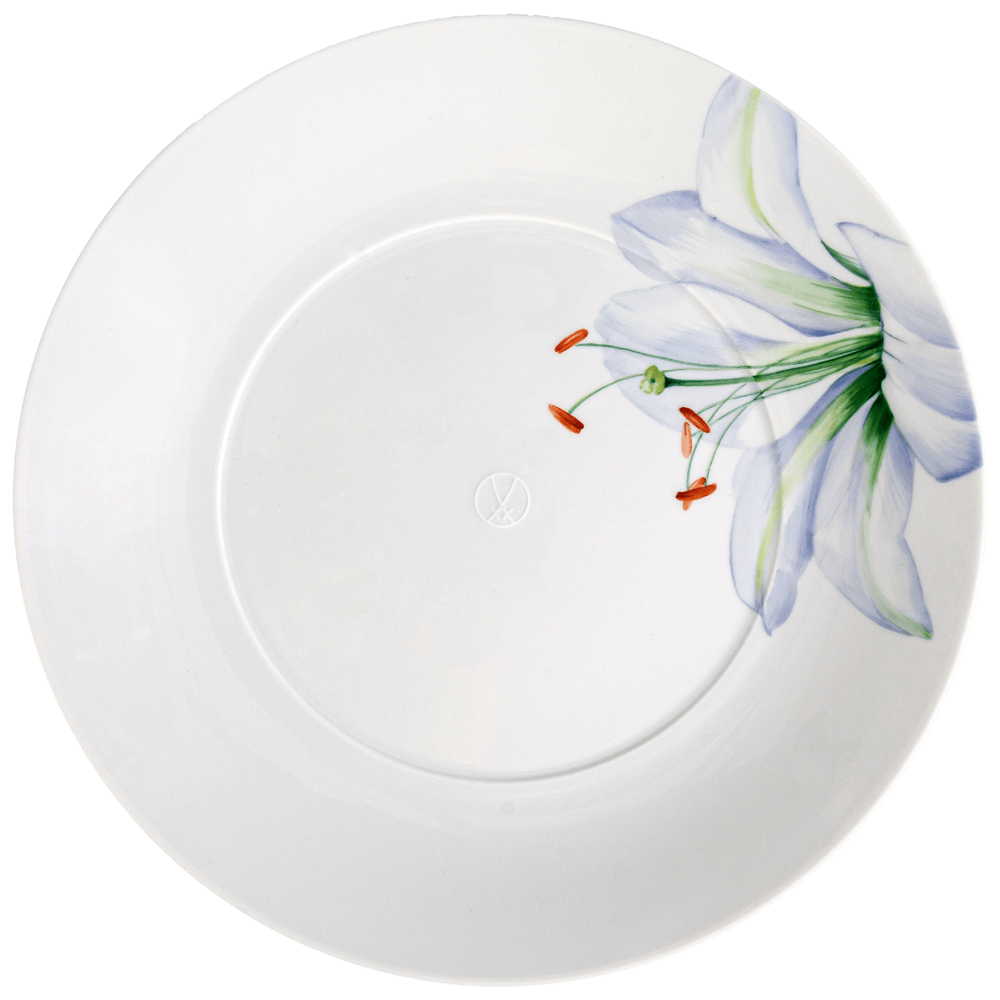 Vorspeise - und Dessertteller, "Giant Bloom", Trichterlilie, Ø 22,5 cm | Meissen Cosmopolitan 61A161 - 37473 - Meissen Weimar