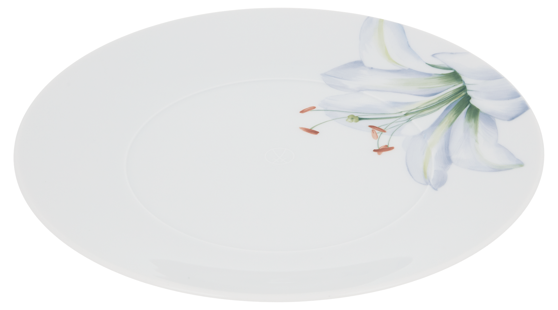 Vorspeise - und Dessertteller, "Giant Bloom", Trichterlilie, Ø 22,5 cm | Meissen Cosmopolitan 61A161 - 37473 - Meissen Weimar