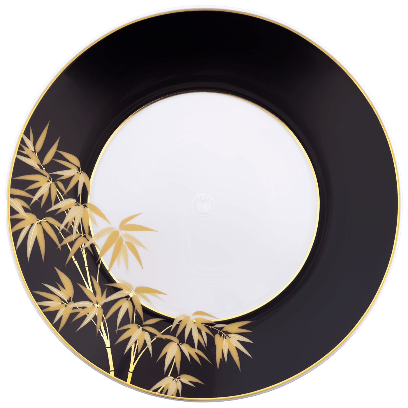 Vorspeise - und Dessertteller, 'Golden Bamboo', Ø 22,5 cm | Meissen Cosmopolitan 79A948 - 37473 - Meissen Weimar