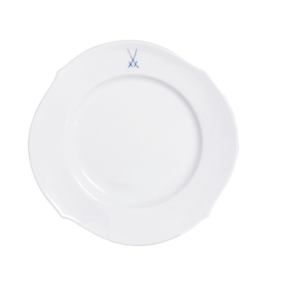 Vorspeise - und Dessertteller, Markenzeichen Meissen, kobaltblau, Ø 22,5 cm | Meissen Wellenspiel Pur 825001 - 28472 - Meissen Weimar