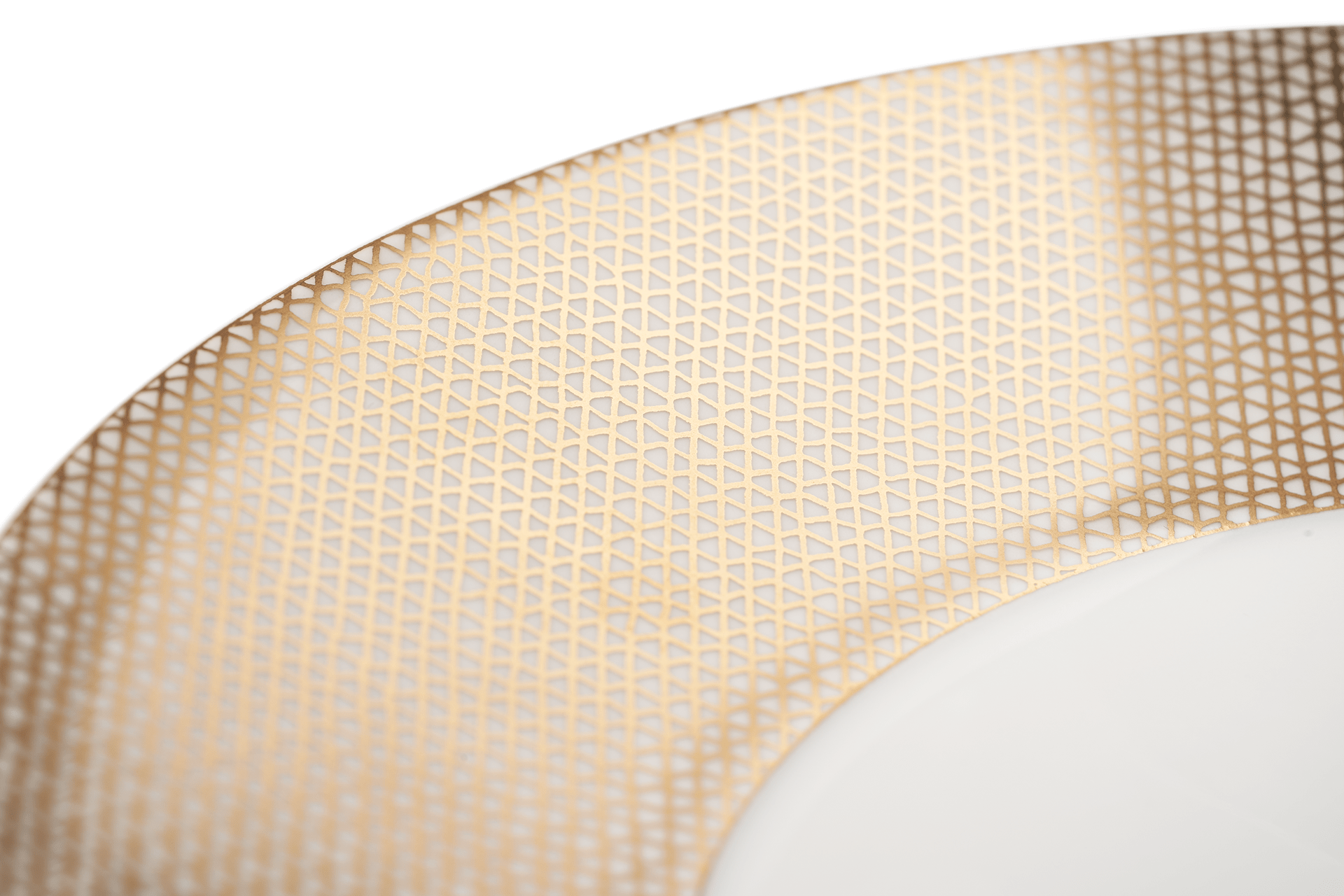 Vorspeise - und Dessertteller, Mesh, gold, Ø 22,5 cm | Meissen Cosmopolitan 79A165 - 37473 - Meissen Weimar