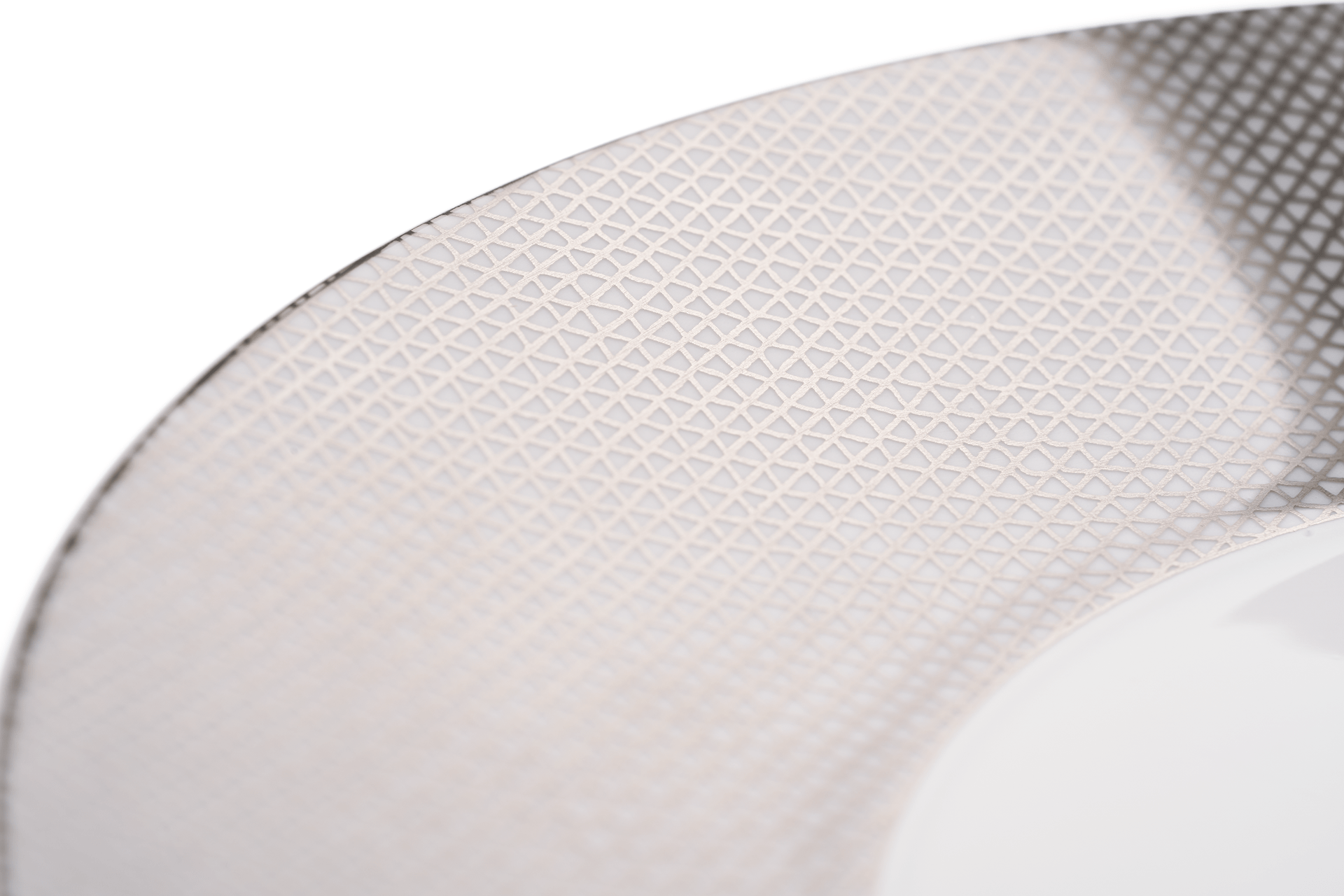 Vorspeise - und Dessertteller, Mesh, platin, Ø 22,5 cm | Meissen Cosmopolitan 79A265 - 37473 - Meissen Weimar