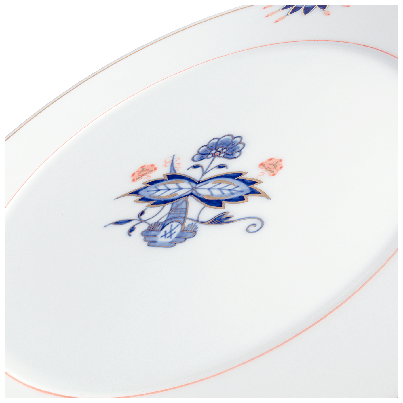 Vorspeise - und Dessertteller, Noble Blue, Ø 22 cm | Meissen No.41 802710 - 41473 - Meissen Weimar
