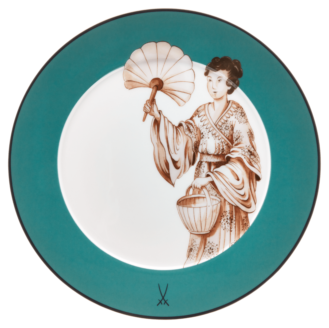 Vorspeise - und Dessertteller, "Noble Chinese", Ø 22 cm | Meissen No.41 Collage 79A552 - 41473 - Meissen Weimar