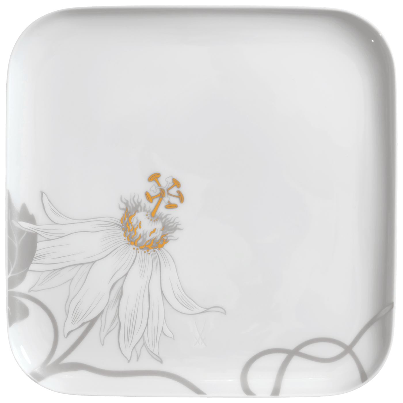 Vorspeise - und Dessertteller, Passionsblume, 21 x 21 cm | Meissen Nova 79A905 - 46472 - Meissen Weimar