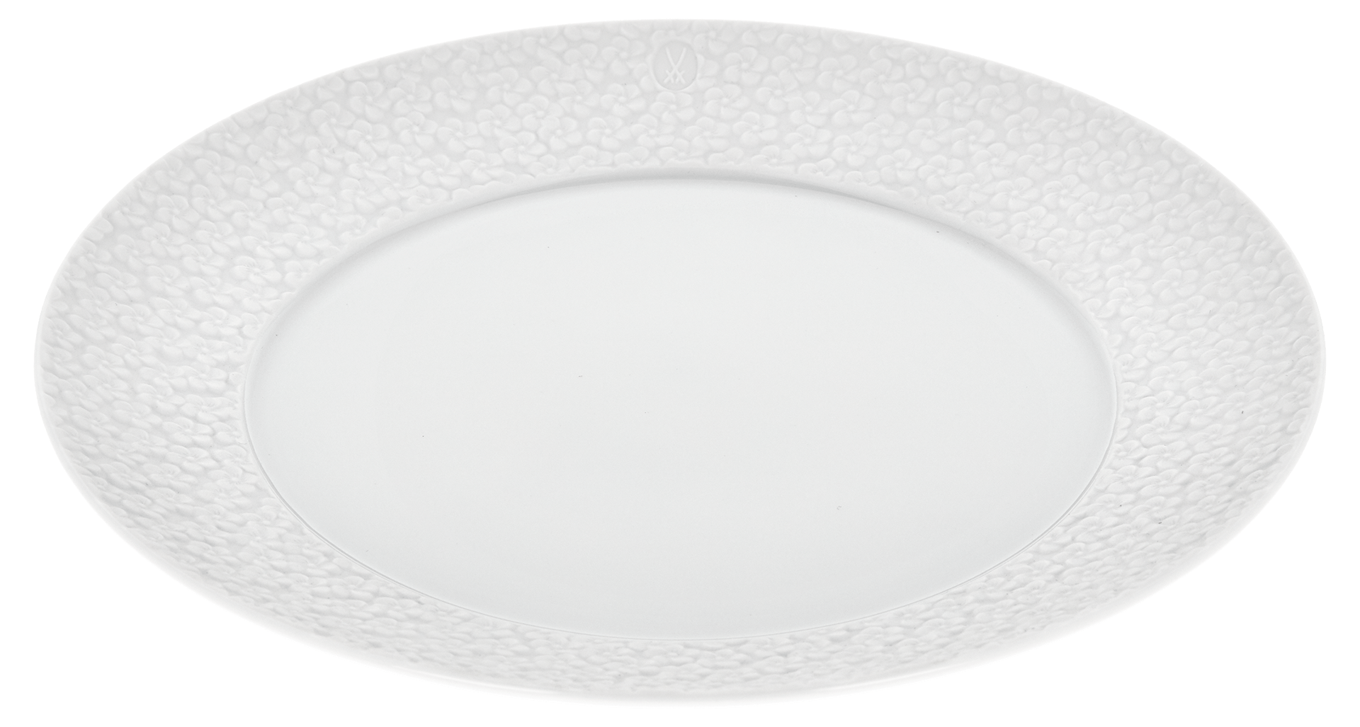 Vorspeise - und Dessertteller, Weiß, Form "No 41", Ø 22 cm | Meissen No.41 Royal Blossom Bisquit 860101 - 42473 - Meissen Weimar