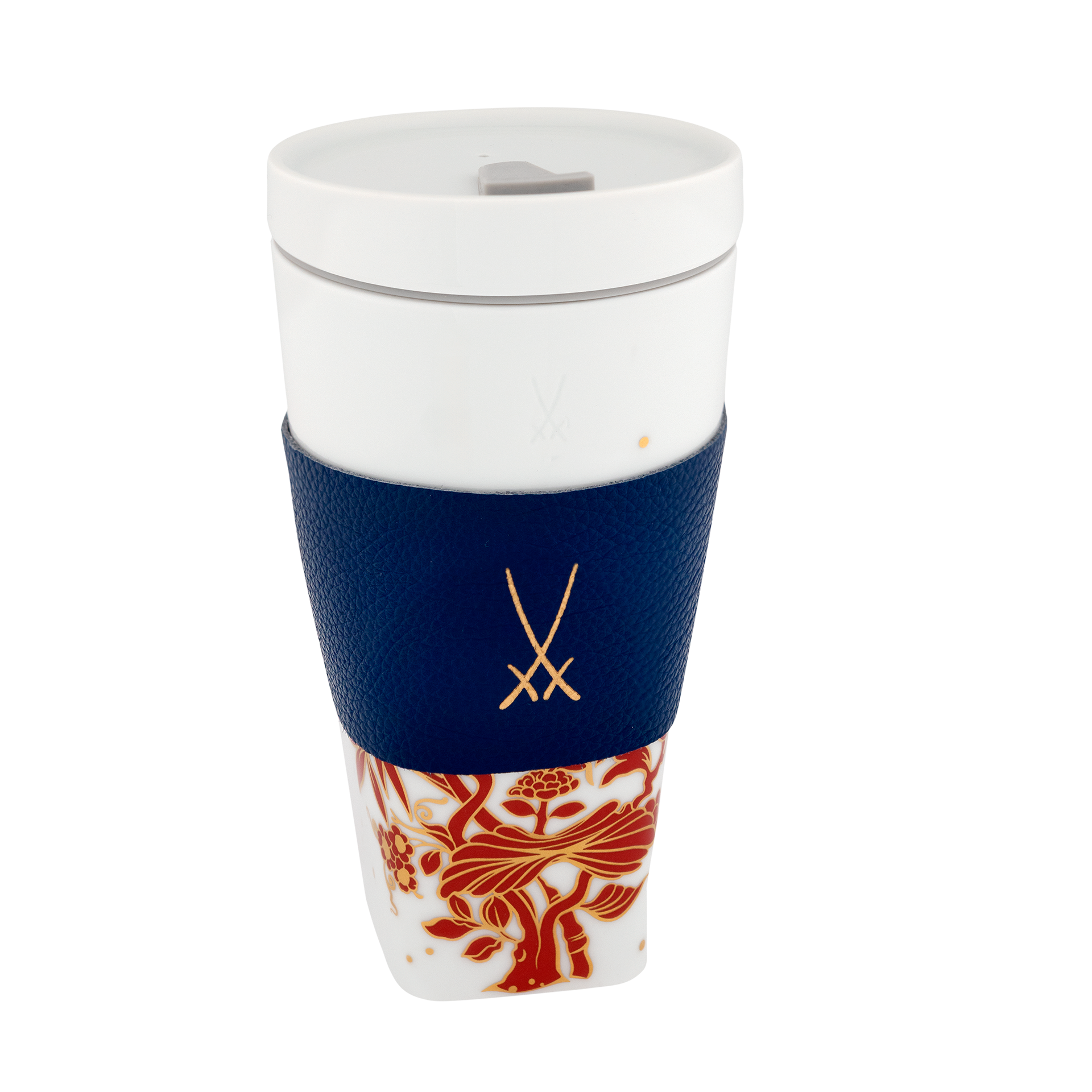 Coffee to go Becher mit Manschette, "MEISSEN Christmas Original", V 0,35 l | Meissen Coffee to go Collection - Nova