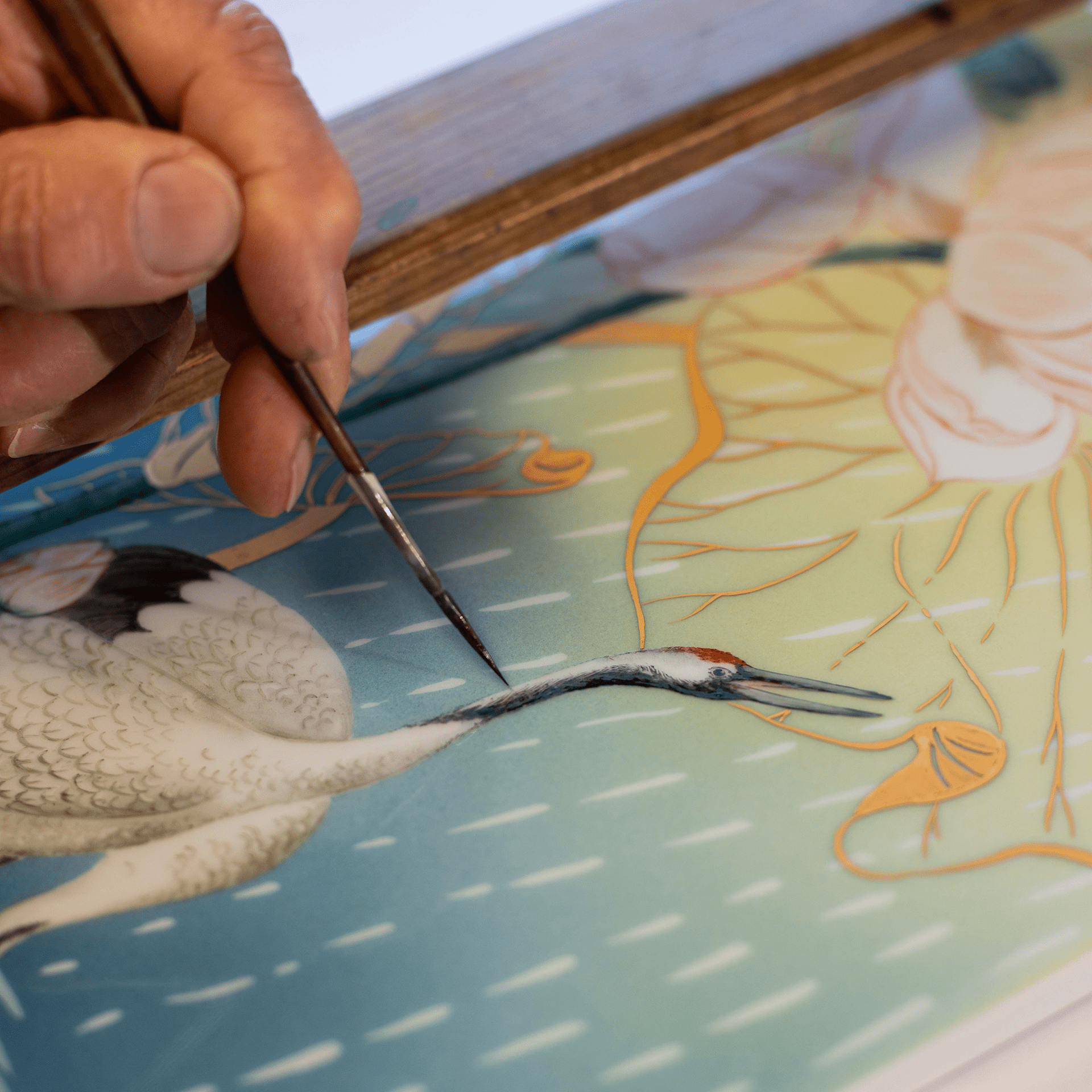 Wandbild 4 Jahreszeiten "Sommer", Lim. 15, 35 x 20 cm | Meissen Limitierte Meisterwerke 936N84-9M246 - Meissen Weimar