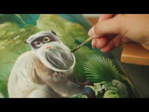 Wandbild Amazonas Dottertukan, Porzellan, H 75 cm | Meissen Exklusiv - Kollektion 930480-9m221 - Meissen Weimar