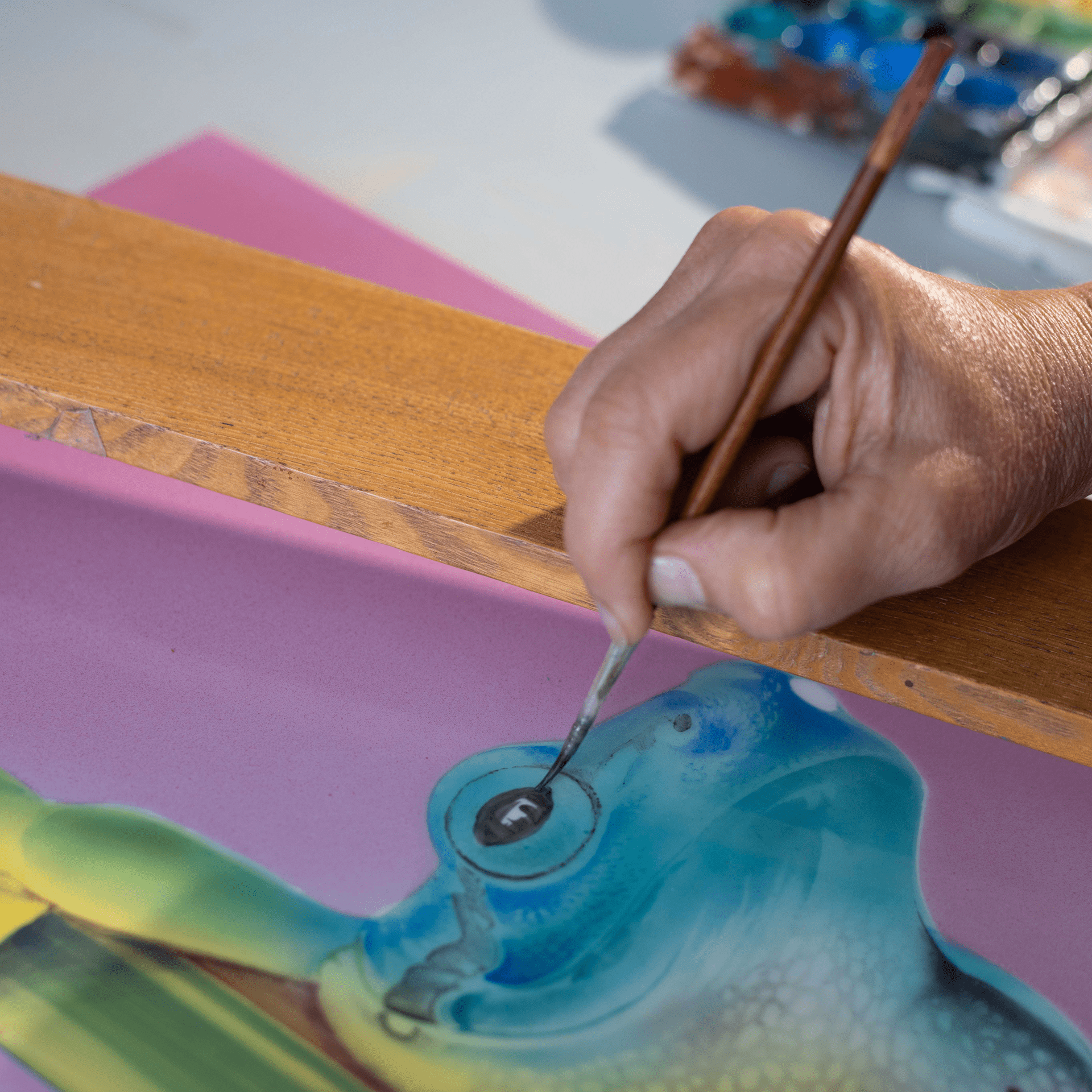 Wandbild "Froschkönig", Lim. 50, 60 x 30 cm | Meissen Limitierte Meisterwerke 936S20-9M573 - Meissen Weimar