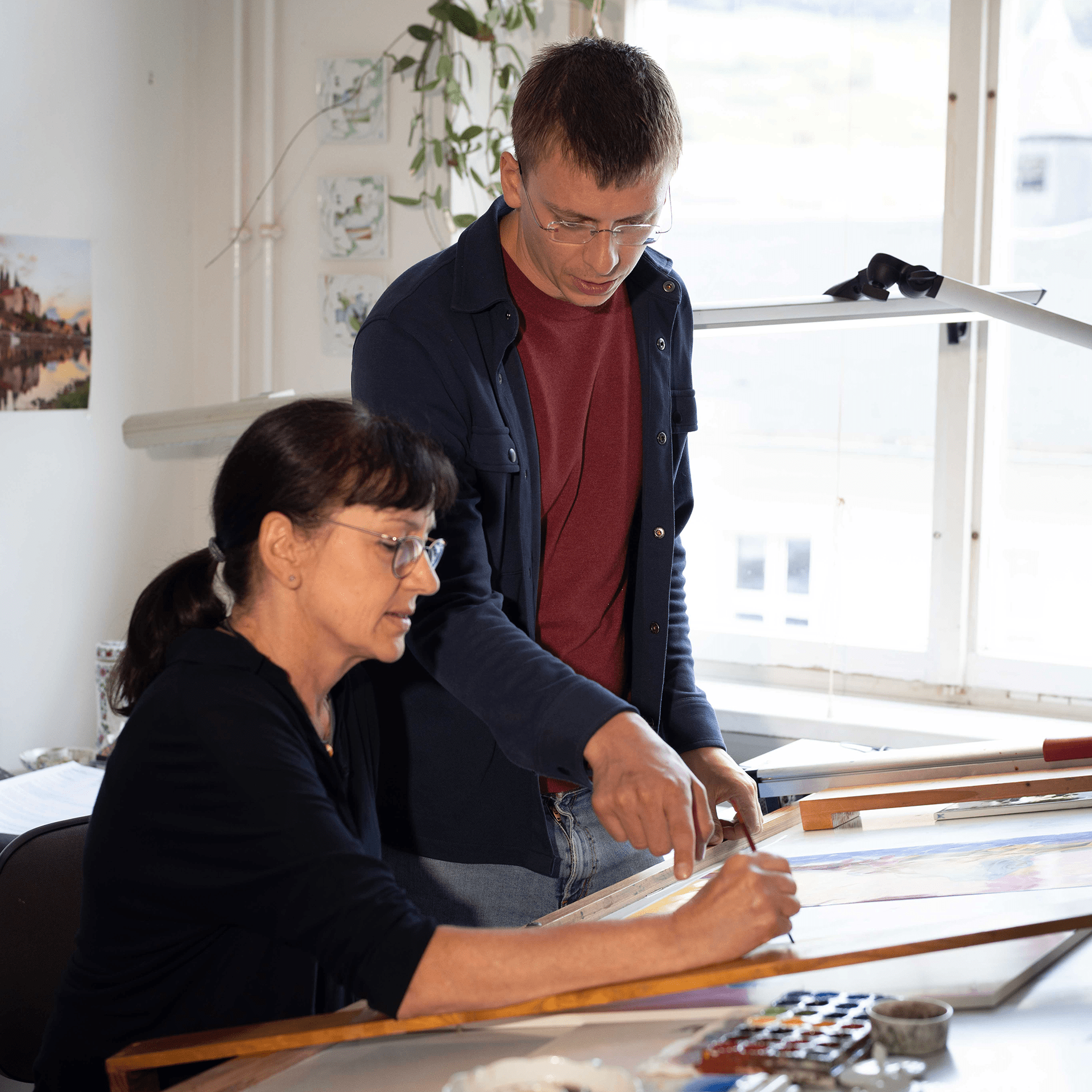 Wandbild "Kingfisher", Lim. 50, 60 x 30 cm | Meissen Limitierte Meisterwerke 936S21-9M573 - Meissen Weimar