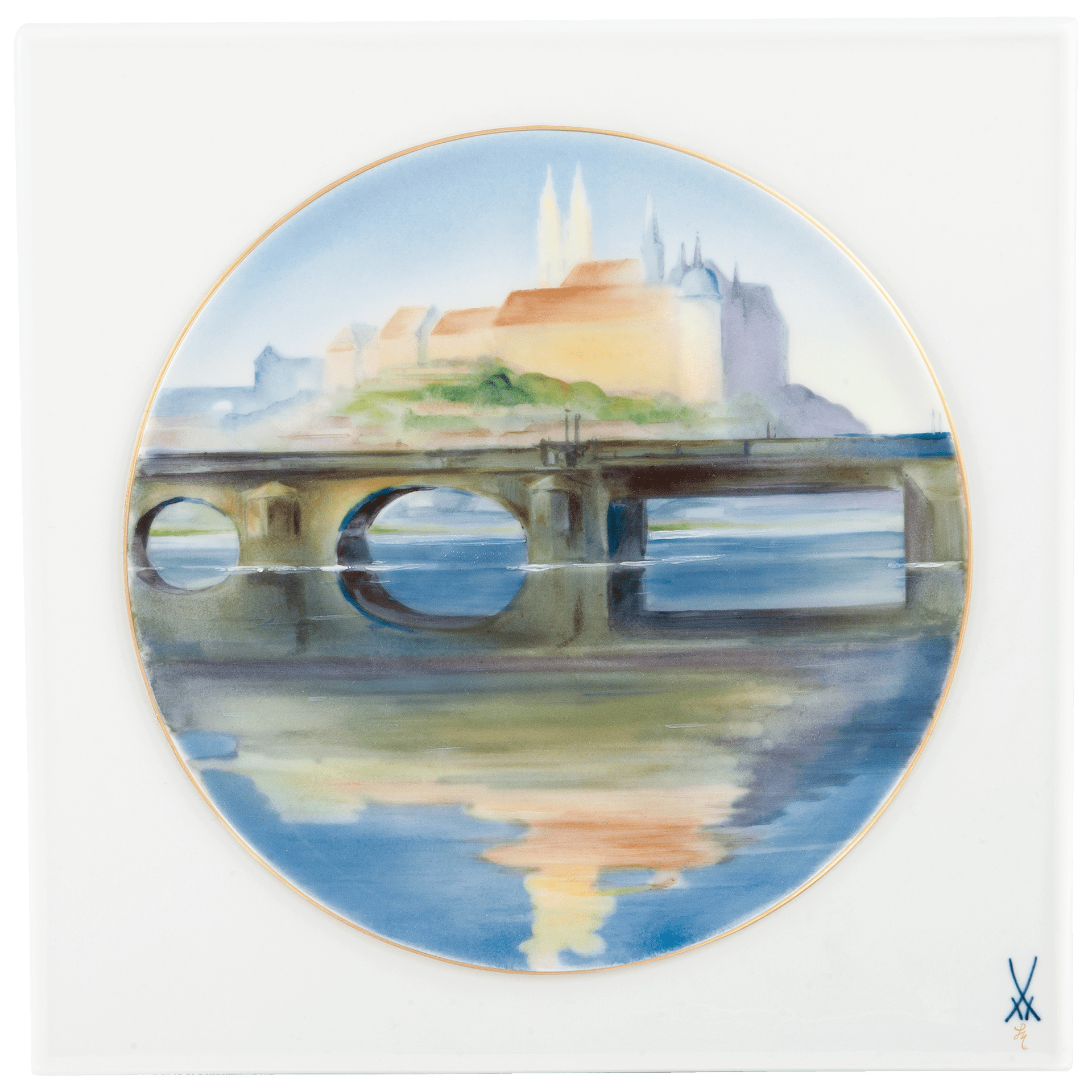 Wandbild, Meißen - Impression, H 25,5 cm | Meissen Limitierte Meisterwerke 933384-53n53 - Meissen Weimar