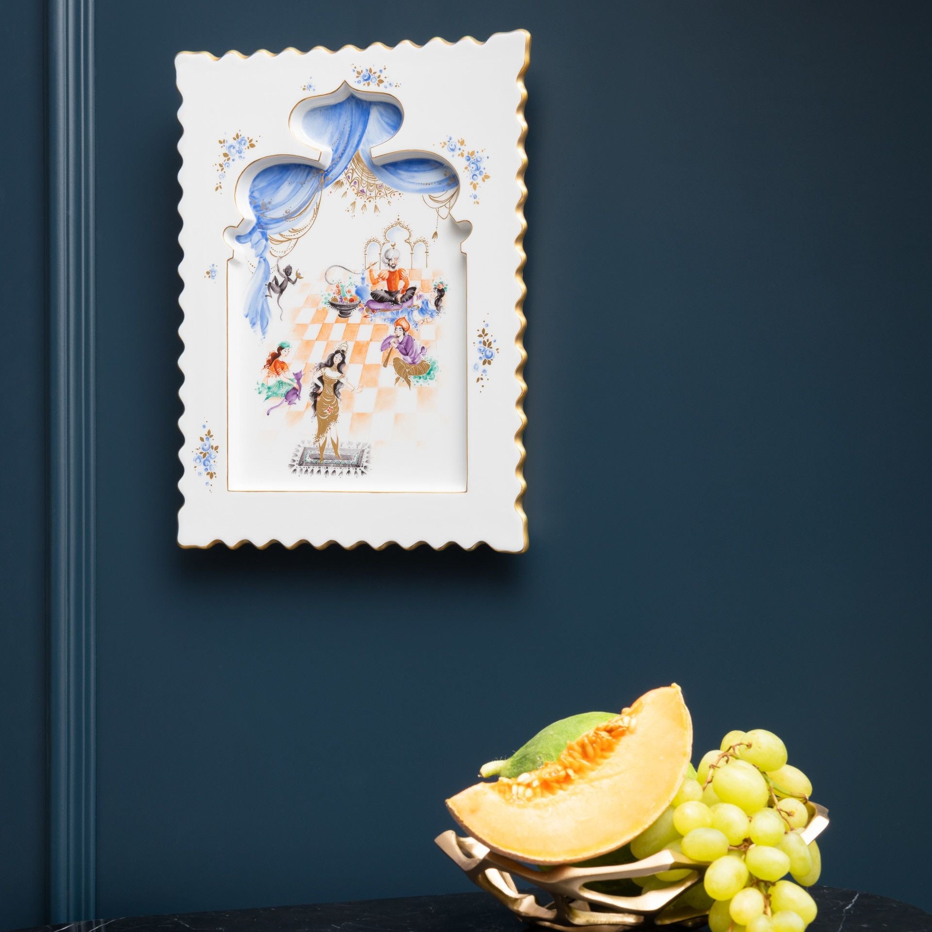 Wandbild Szenen aus 1001 Nacht, Porzellan, H 34 cm | Meissen Wandbilder - Edition 680774 - 53n64 - Meissen Weimar