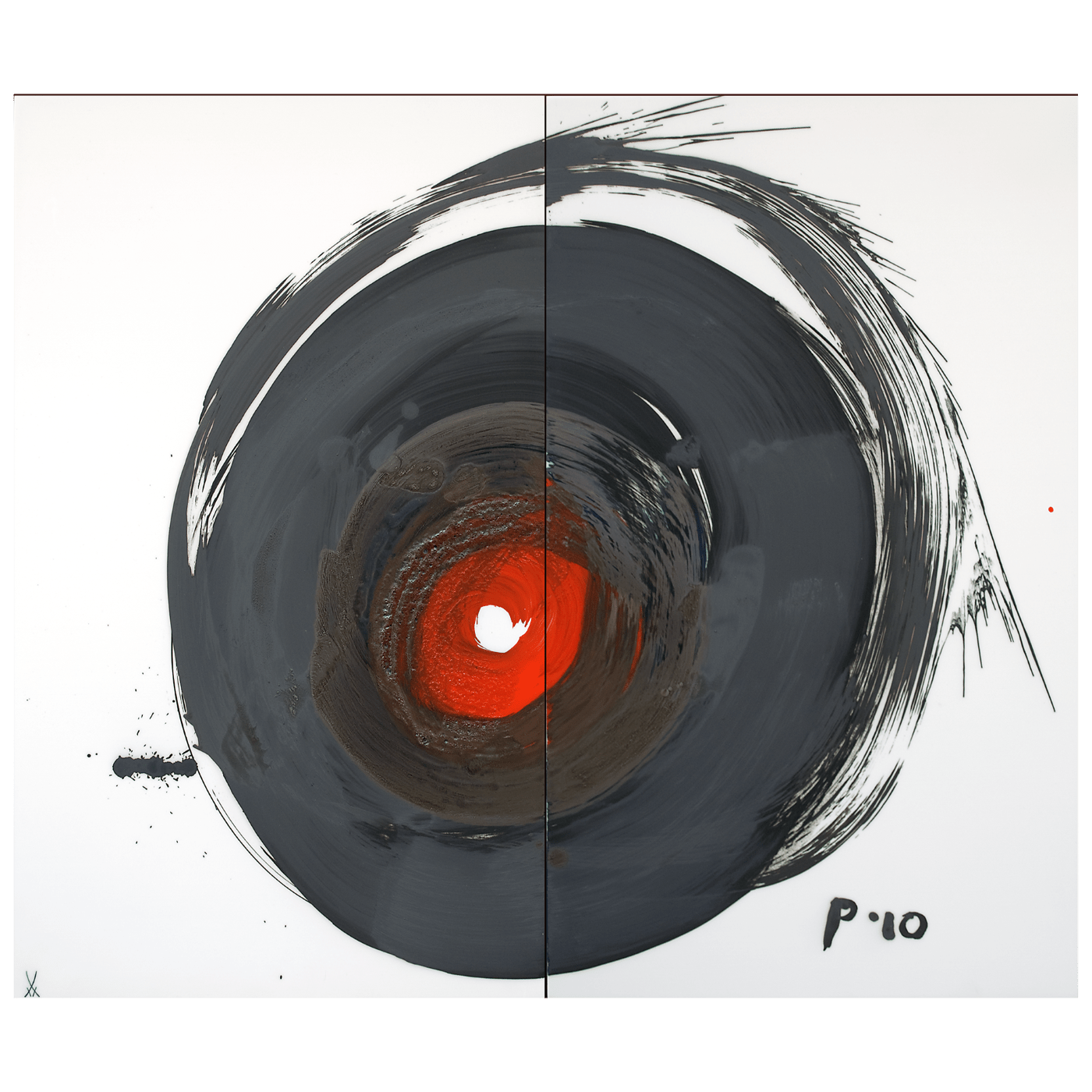 Wandbild Unikat Black Eye H 75 cm B 88 cm | Meissen Unikate 630800 - u3924 - Meissen Weimar