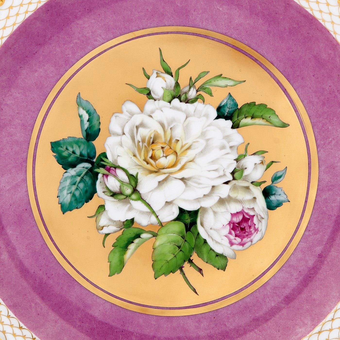 Wandschale Rosemmalerei, Ø 26 cm | Meissen Limitierte Meisterwerke 138384 - 54m73 - Meissen Weimar