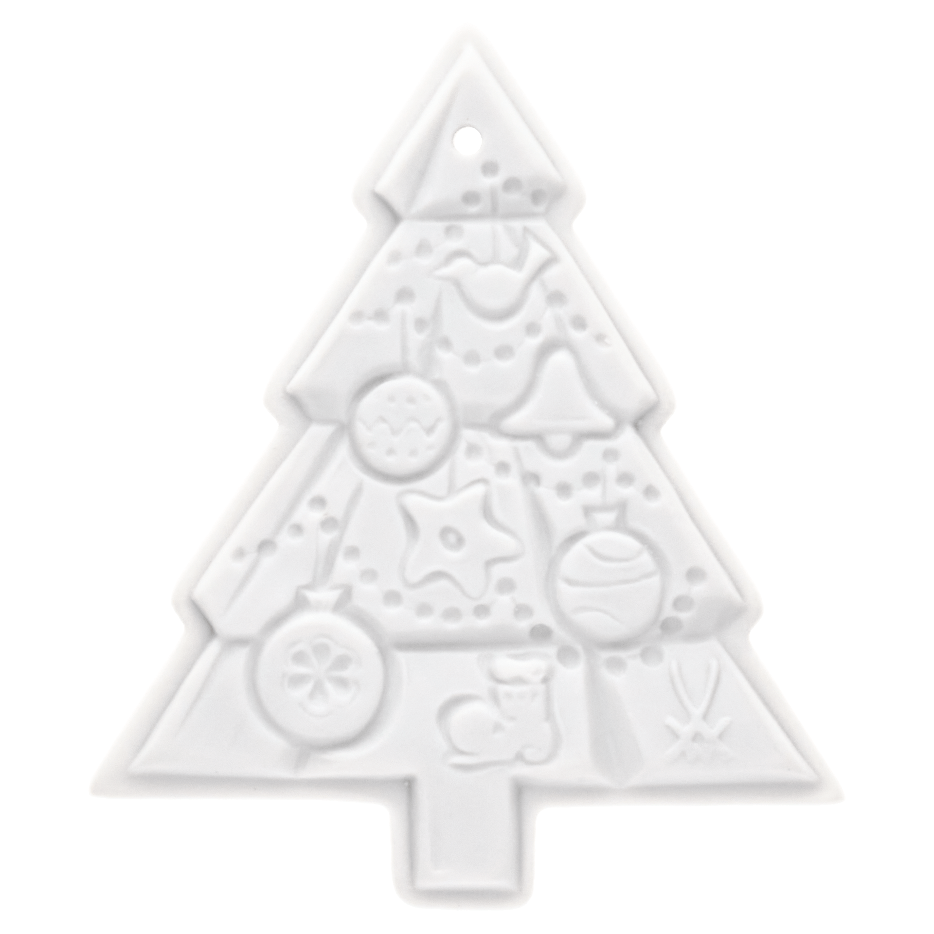 Weihnachtsbaum, bisquit, H 5,5 cm | Meissen Christmas 000003 - 98E35 - Meissen Weimar