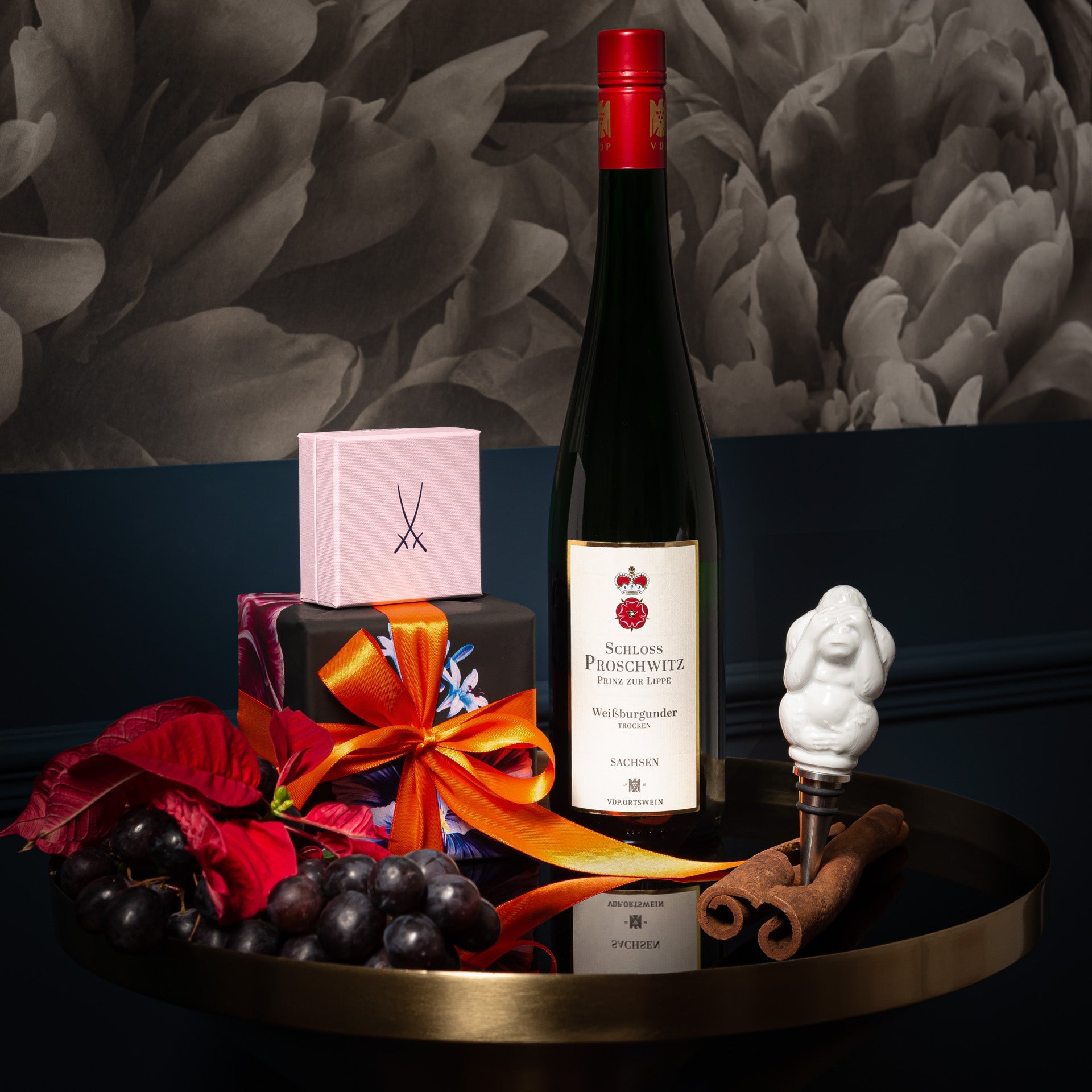Weinset, Weiß, H 41 cm, 2 - tlg. | Meissen Geschenke 000001 - 83m47 - Meissen Weimar
