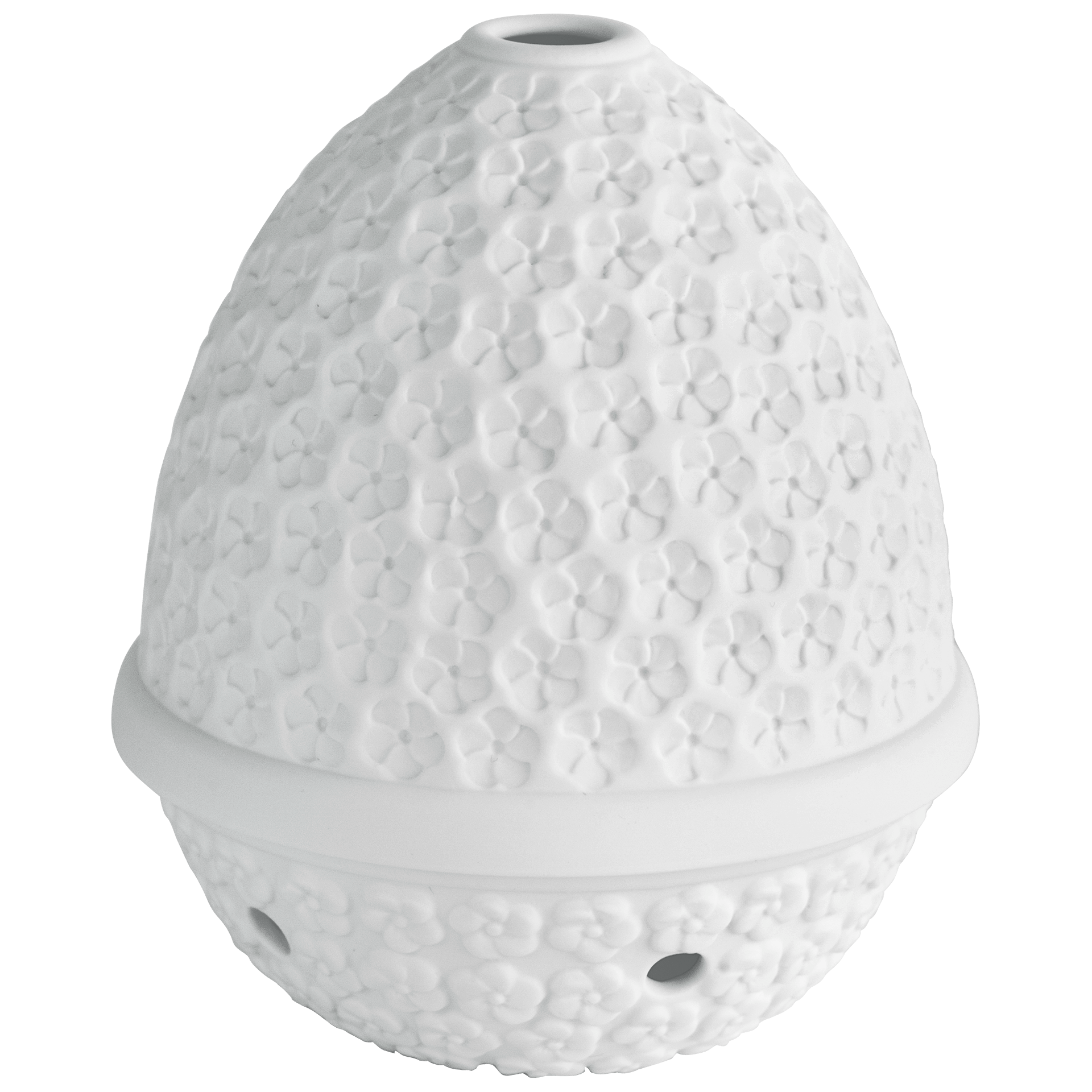 Windlicht, Weiß, Biskuit, H 11 cm | Accessoires Meissen No.41 Royal Blossom 001001 - 44327 - Meissen Weimar