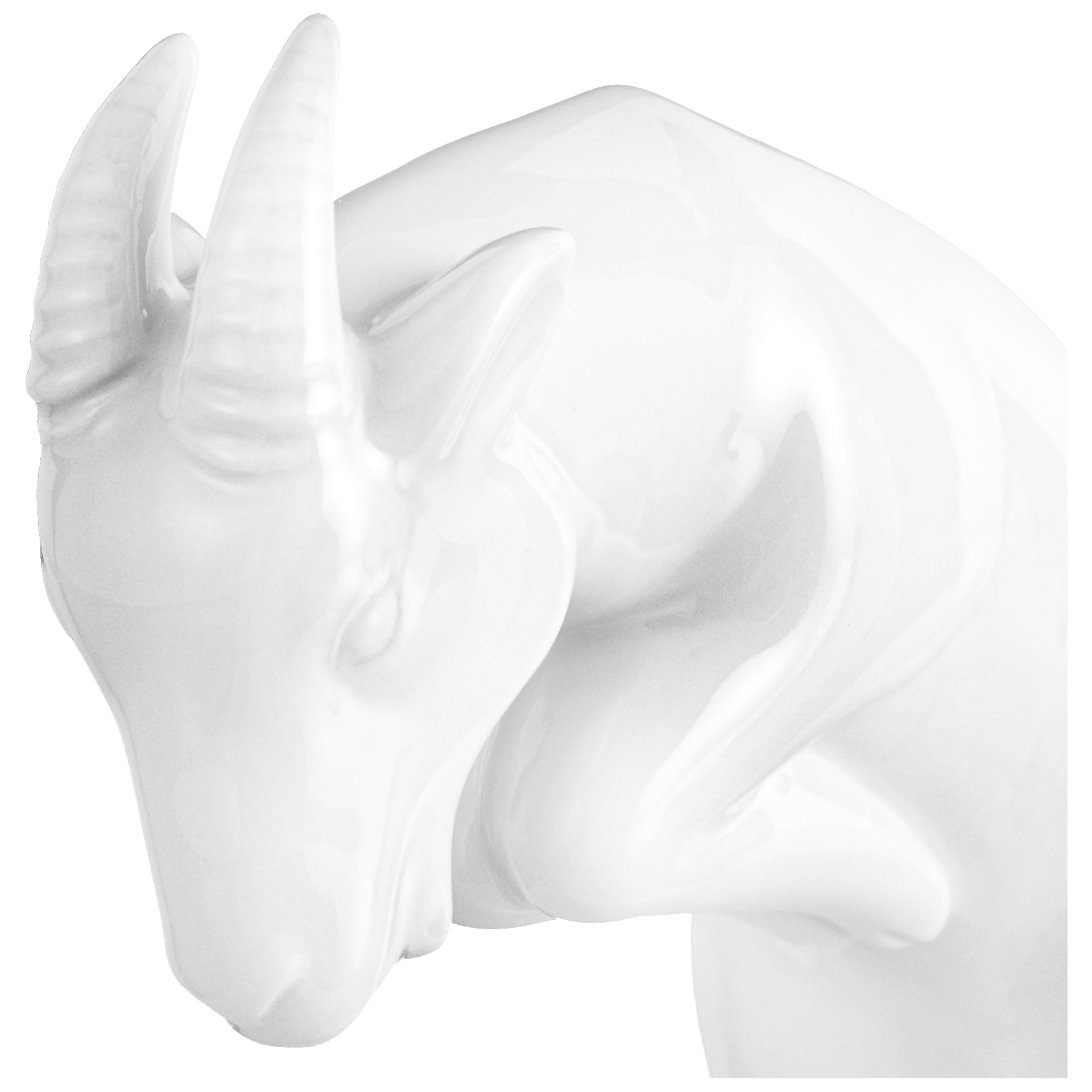 Ziege, Weiß, H 12,5 cm | Meissen Figuren Chinesisches Jahrestier 000001 - 83657 - Meissen Weimar