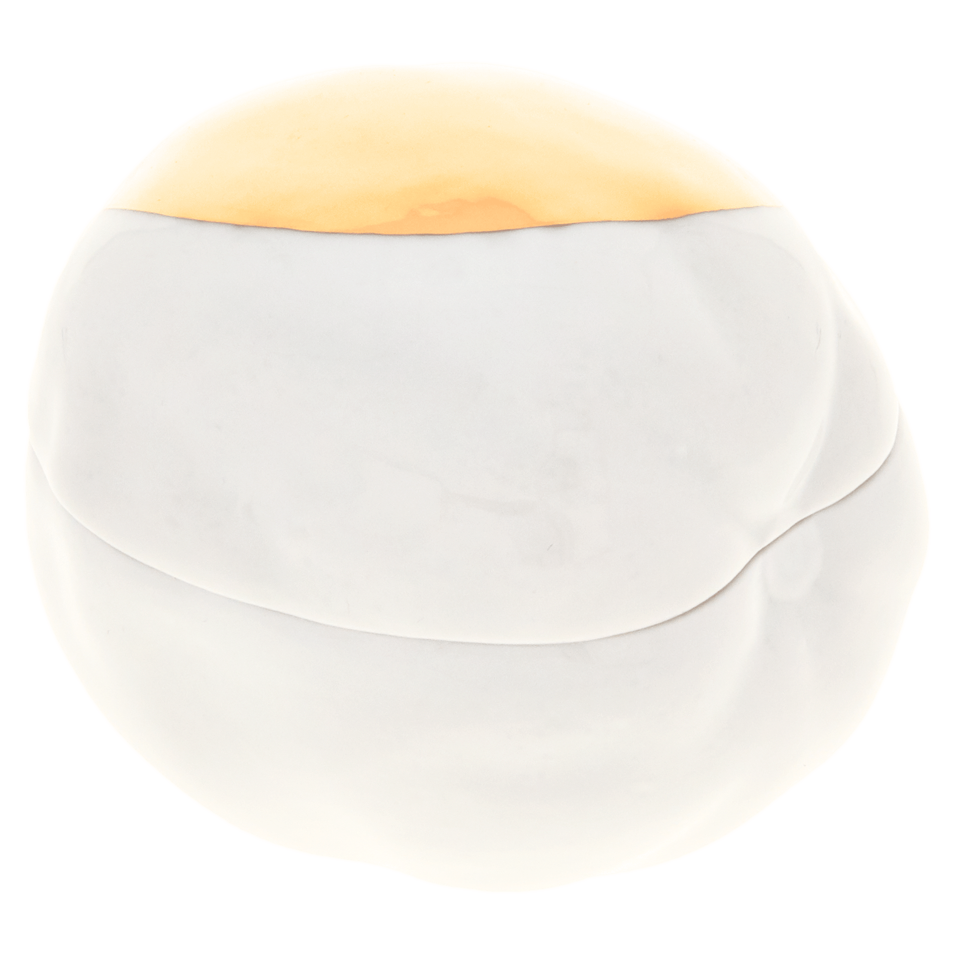 Zitronendose, Goldpunkt, L 7,5 cm | Meissen Dosen Kollektion "Orangerie" 99A434 - 52254 - Meissen Weimar