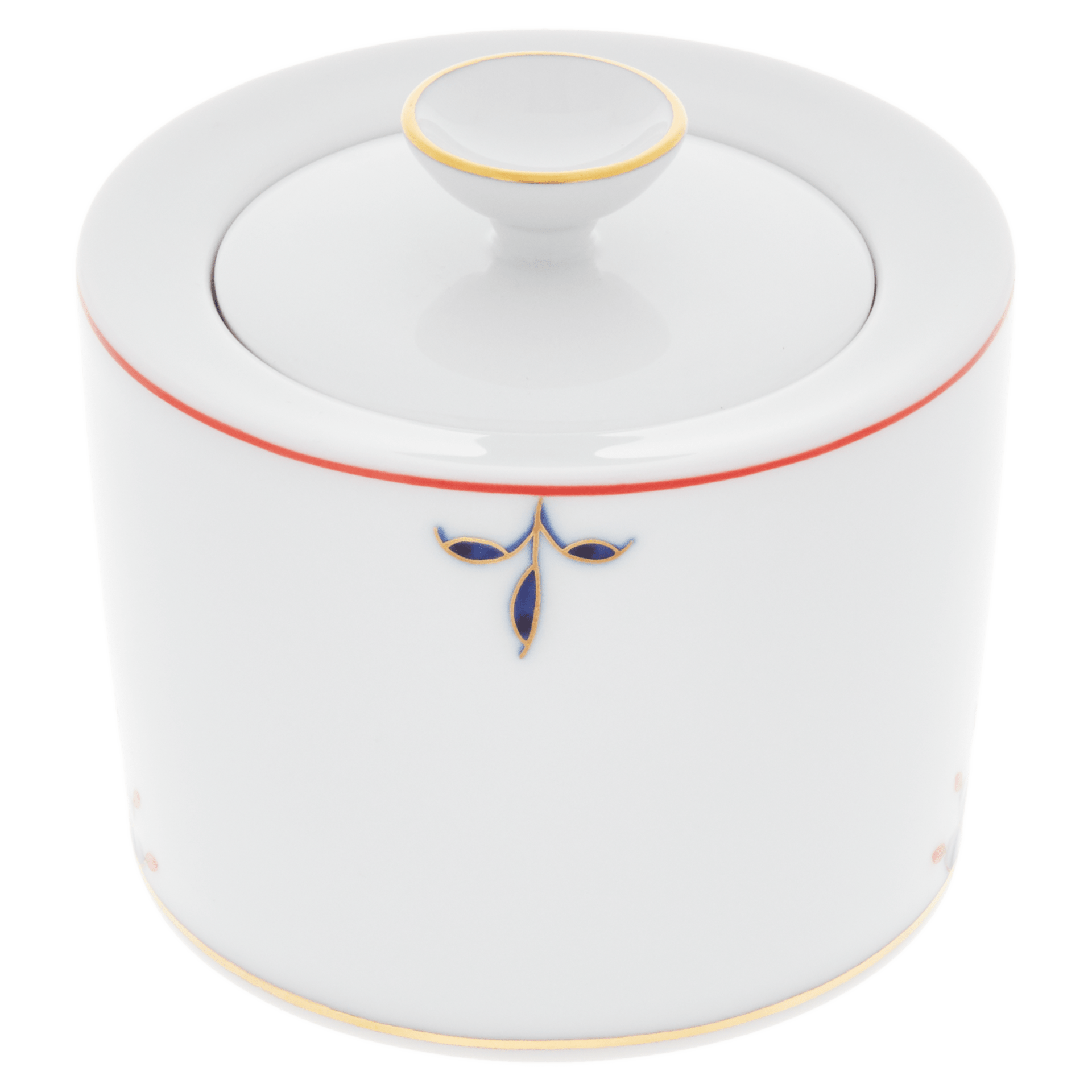 Zuckerdose, Blütenknospen, Blütenzweige, H 7,5 cm | Meissen No.41 Noble Blue 802390 - 41823 - Meissen Weimar