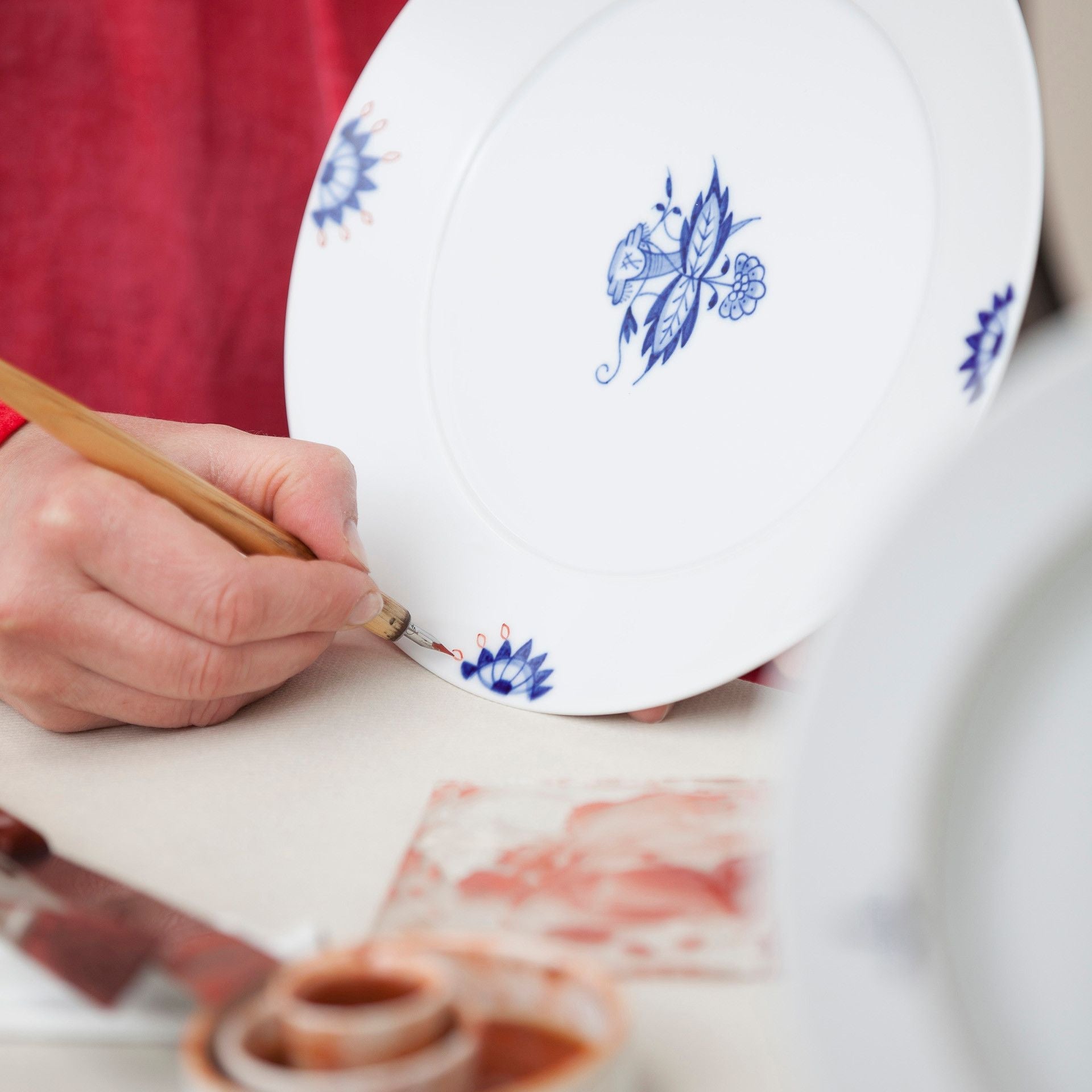 Zuckerdose, Blütenknospen, Blütenzweige, H 7,5 cm | Meissen No.41 Noble Blue 802390 - 41823 - Meissen Weimar