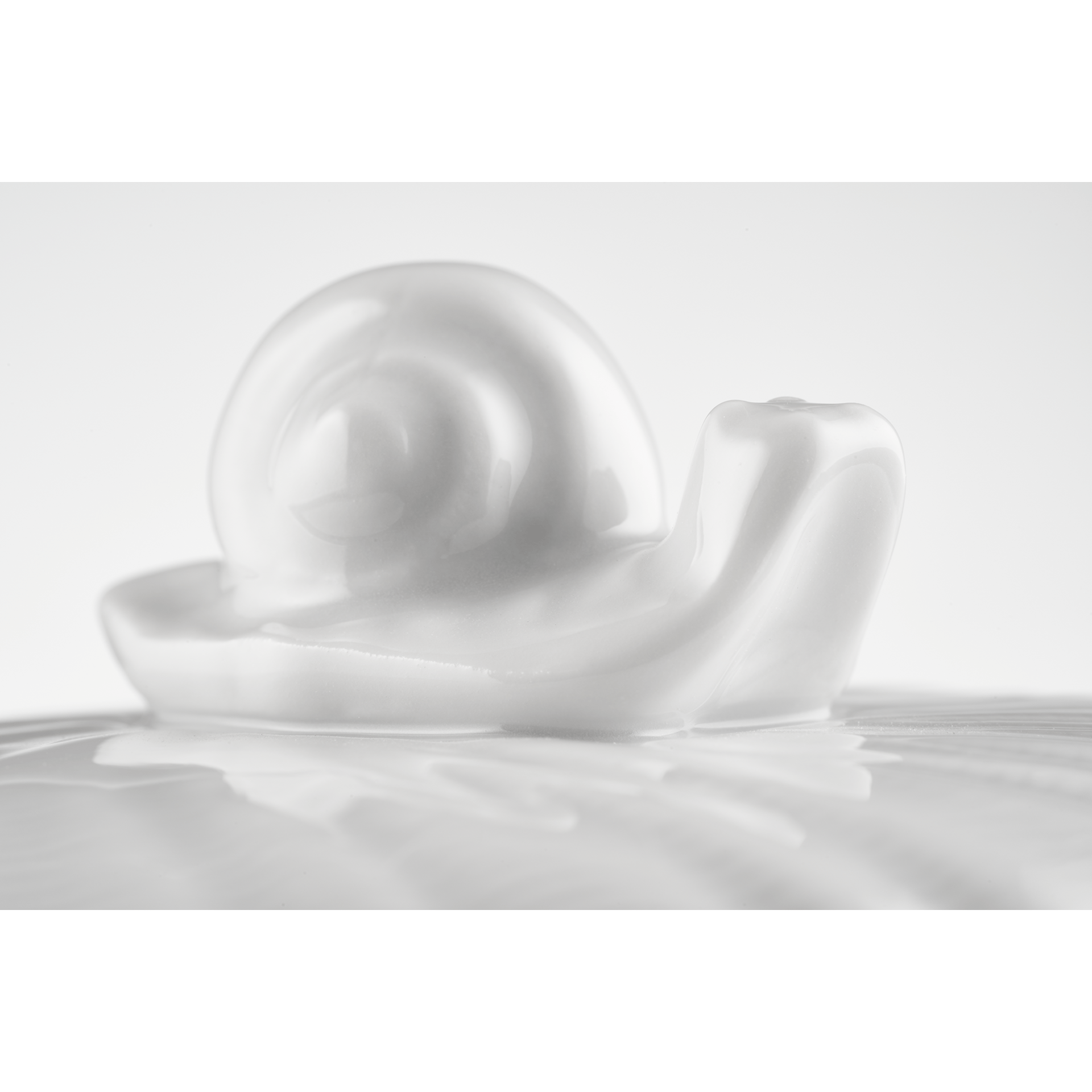 Zuckerdose, Weiß, Ø 10,5 cm | Meissen Schwanendessin 000001 - 05827 - Meissen Weimar