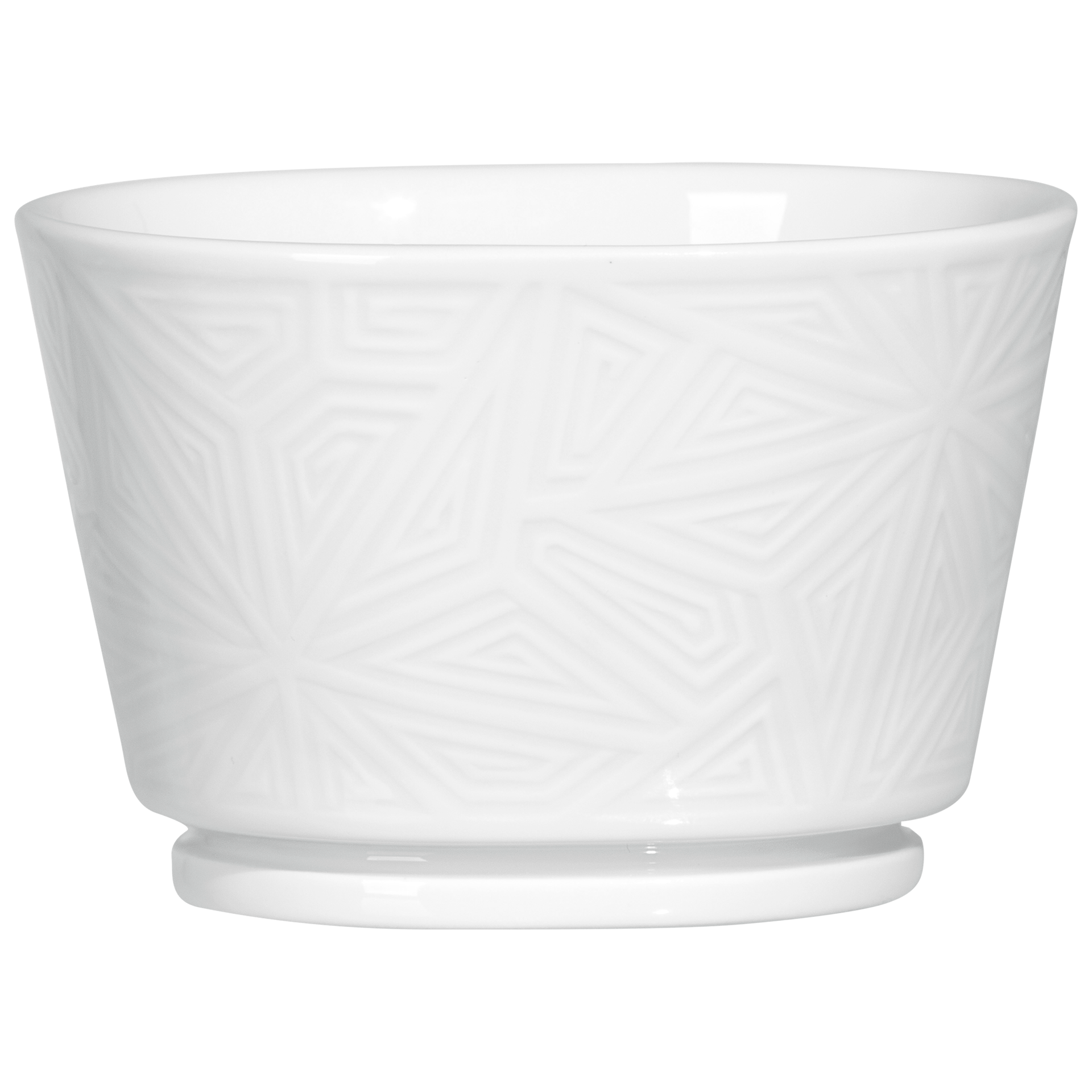 Zuckerschale, Weiß, 9 x 8 cm | Meissen Vitruv Graphic 000001 - 45815 - Meissen Weimar
