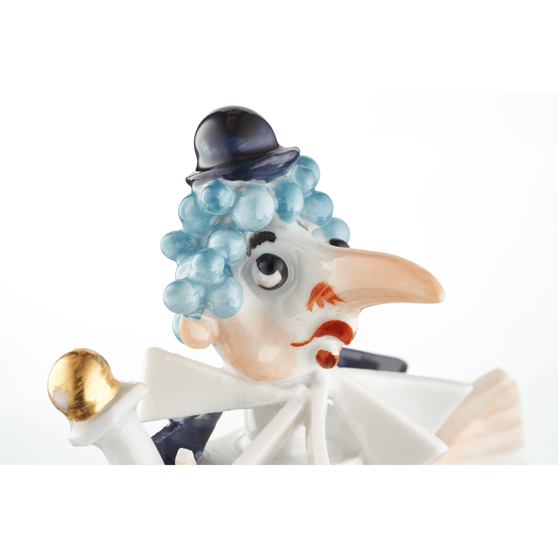 Zwerg Nase, Bunt und gold staffiert - , H 8,3 cm | Meissen Miniaturfiguren - Edition 900300 - 81999 - Meissen Weimar