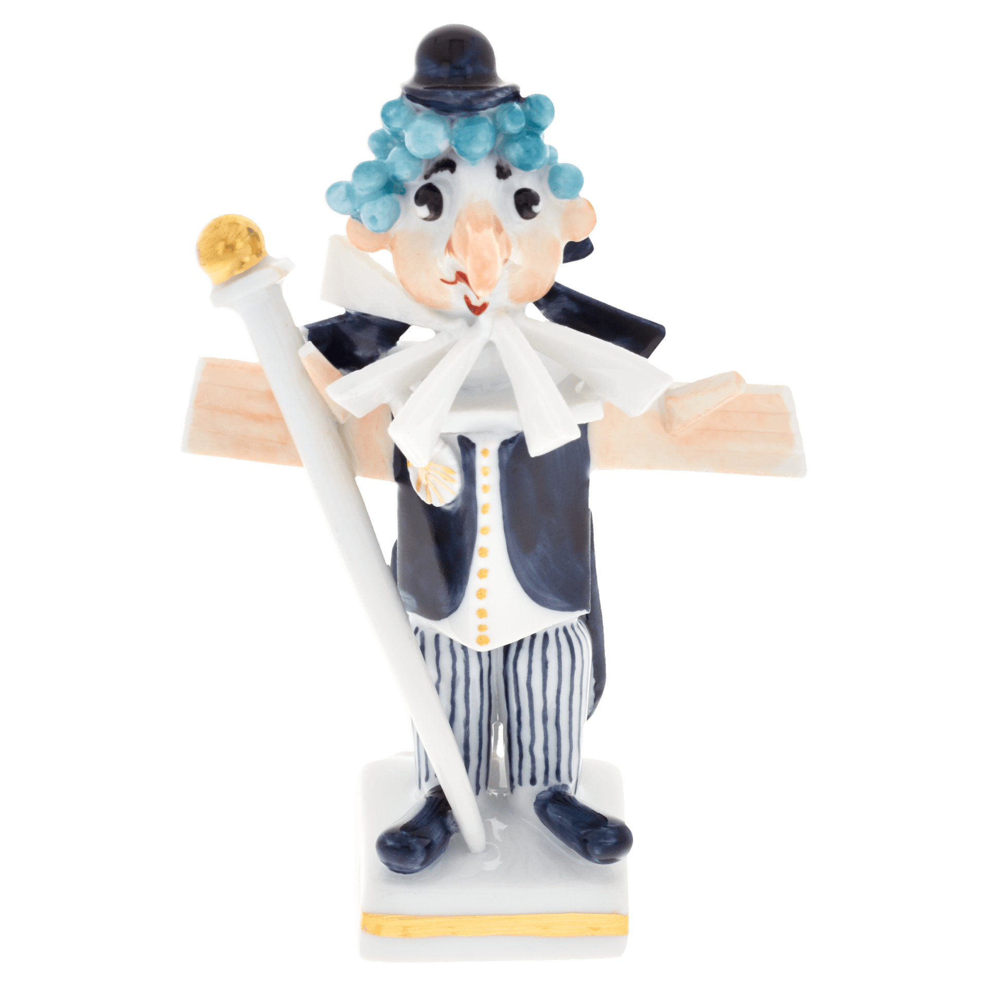 Zwerg Nase, Bunt und gold staffiert - , H 8,3 cm | Meissen Miniaturfiguren - Edition 900300 - 81999 - Meissen Weimar
