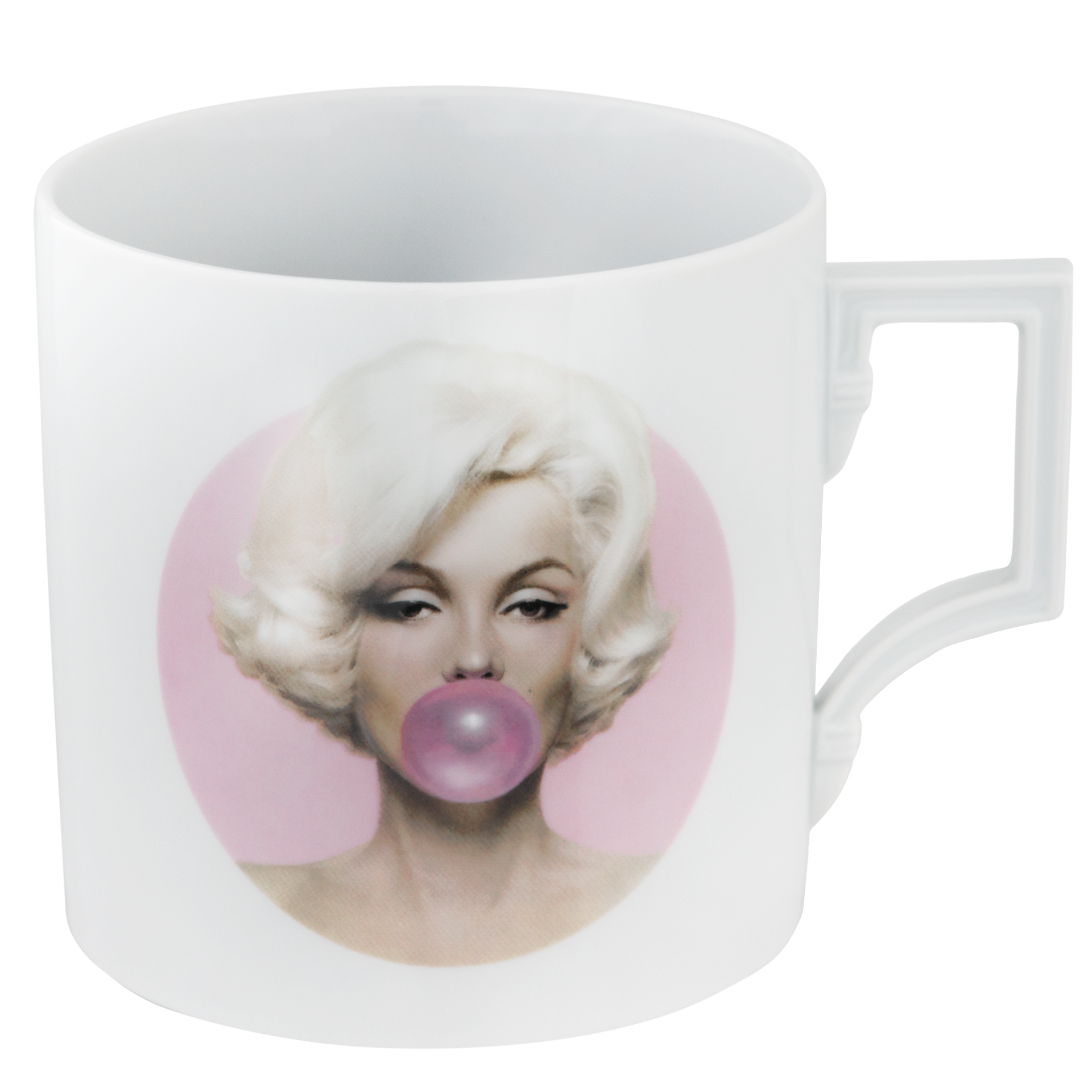 Big Mug Marilyn pink Ø 10 cm, V 0,5 l | Meissen Legends blowing Bubbles - Collection