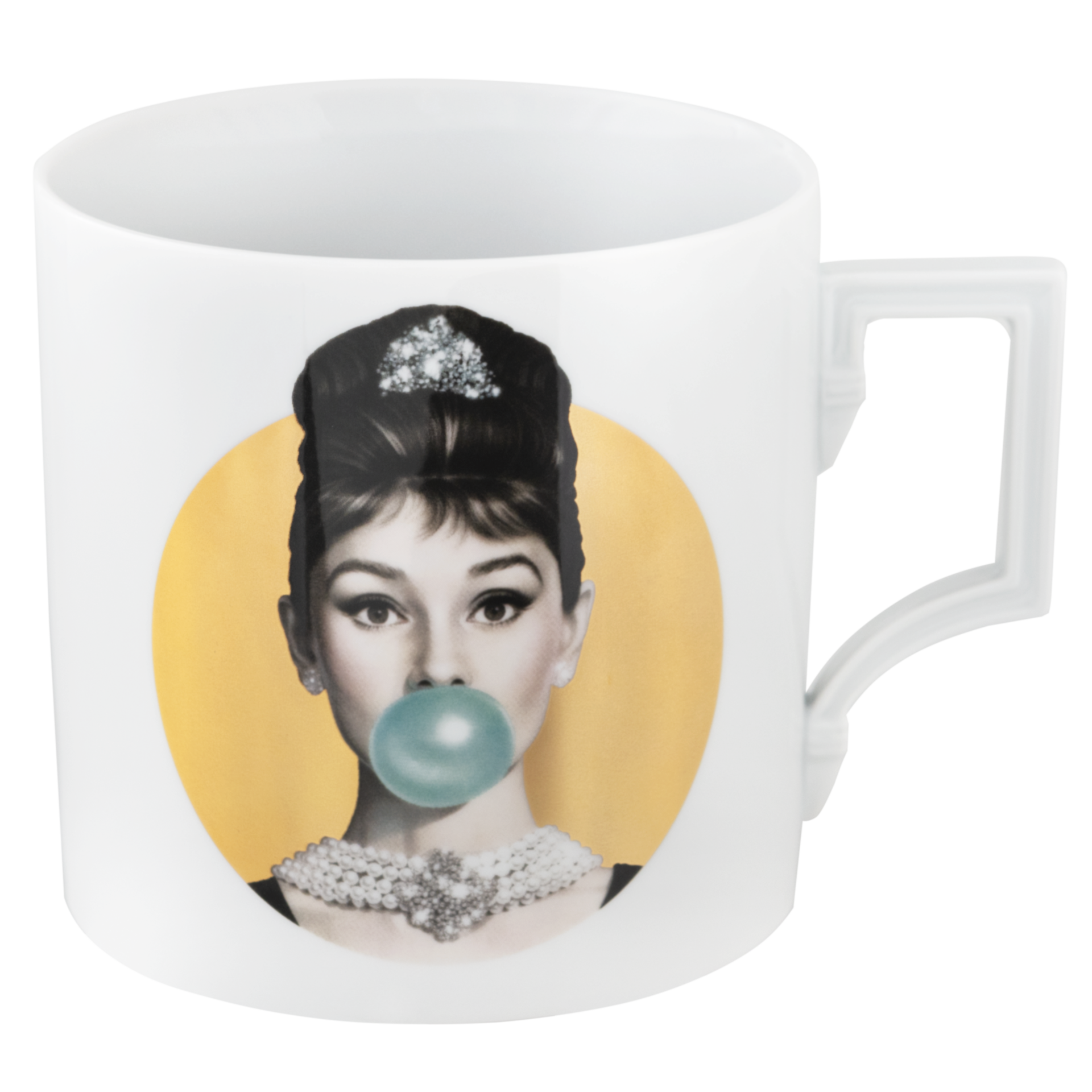 Big Mug, Audrey, gold, V 0,5 l | Meissen Legends blowing Bubbles - Collection by Michael Moebius
