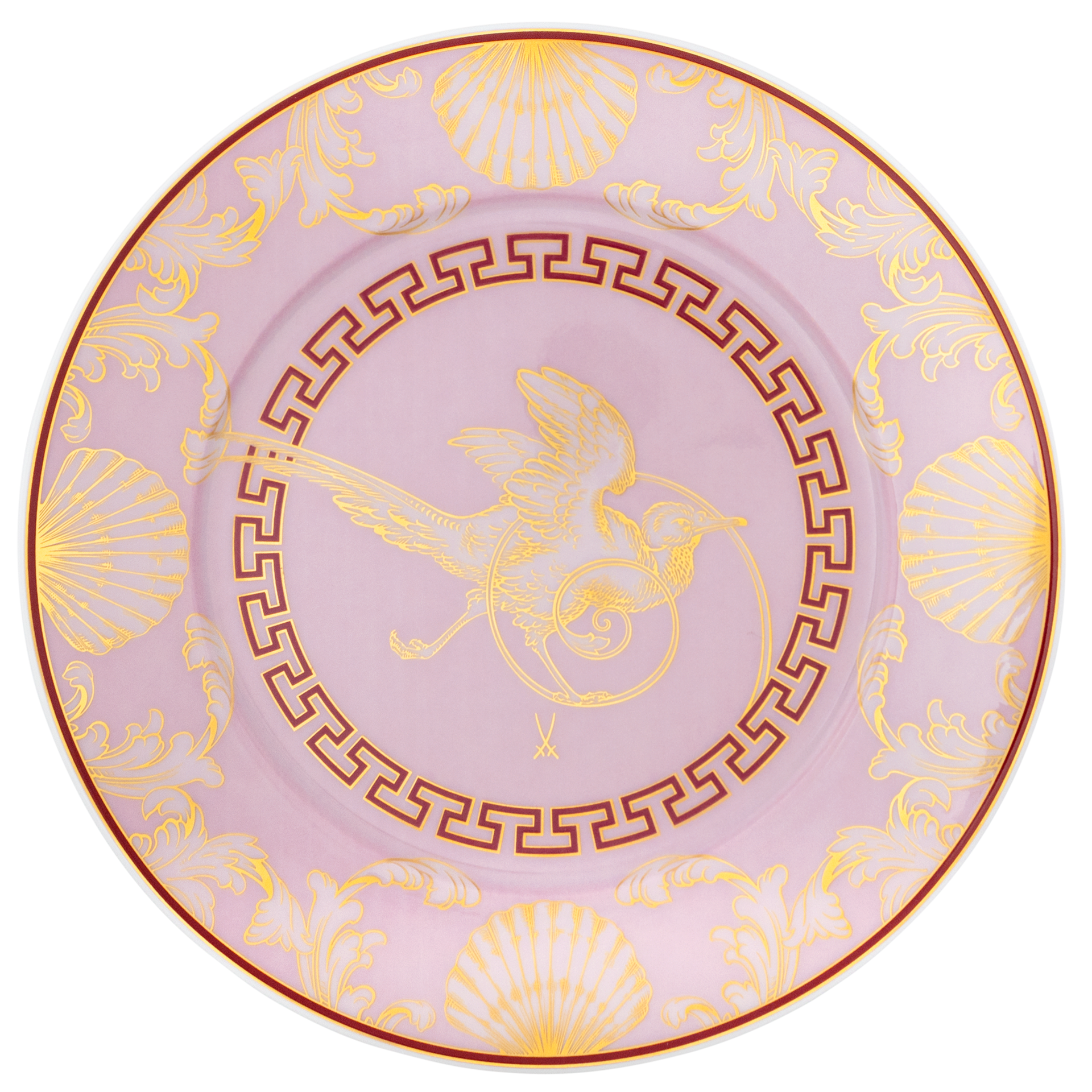 Brotteller Mystic Maison rosa Ø 17 cm | Meissen No. 41 Mystik Maison