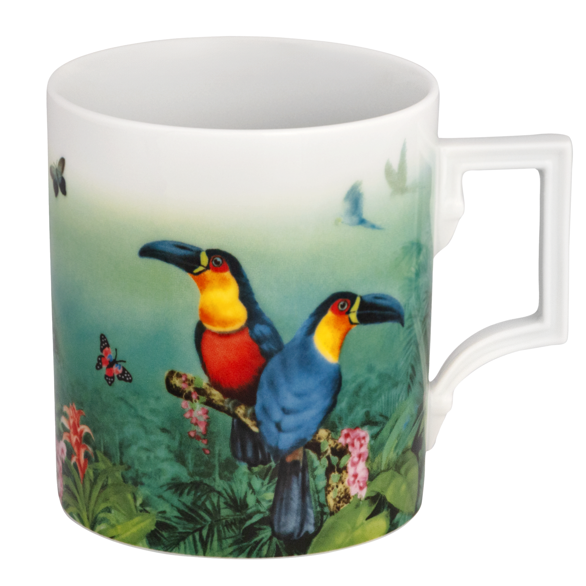 Henkelbecher Dottertukan, V 0,25 l, H 9 cm | Meissen Mug Berlin