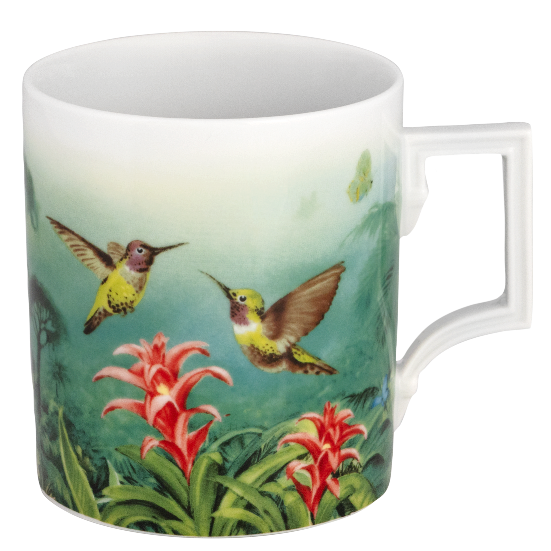 Henkelbecher Kolibris V 0,25 l, H 9 cm | Meissen Nova