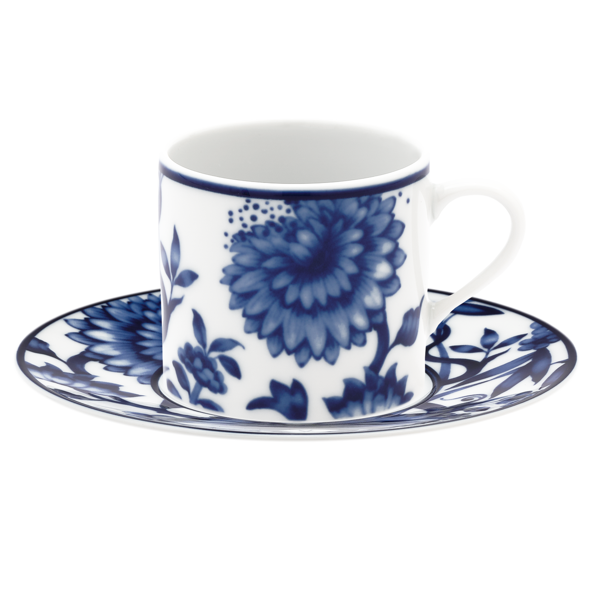 Espressotasse Weiß Ø 12 cm | Meissen No. 41 Noble Blue