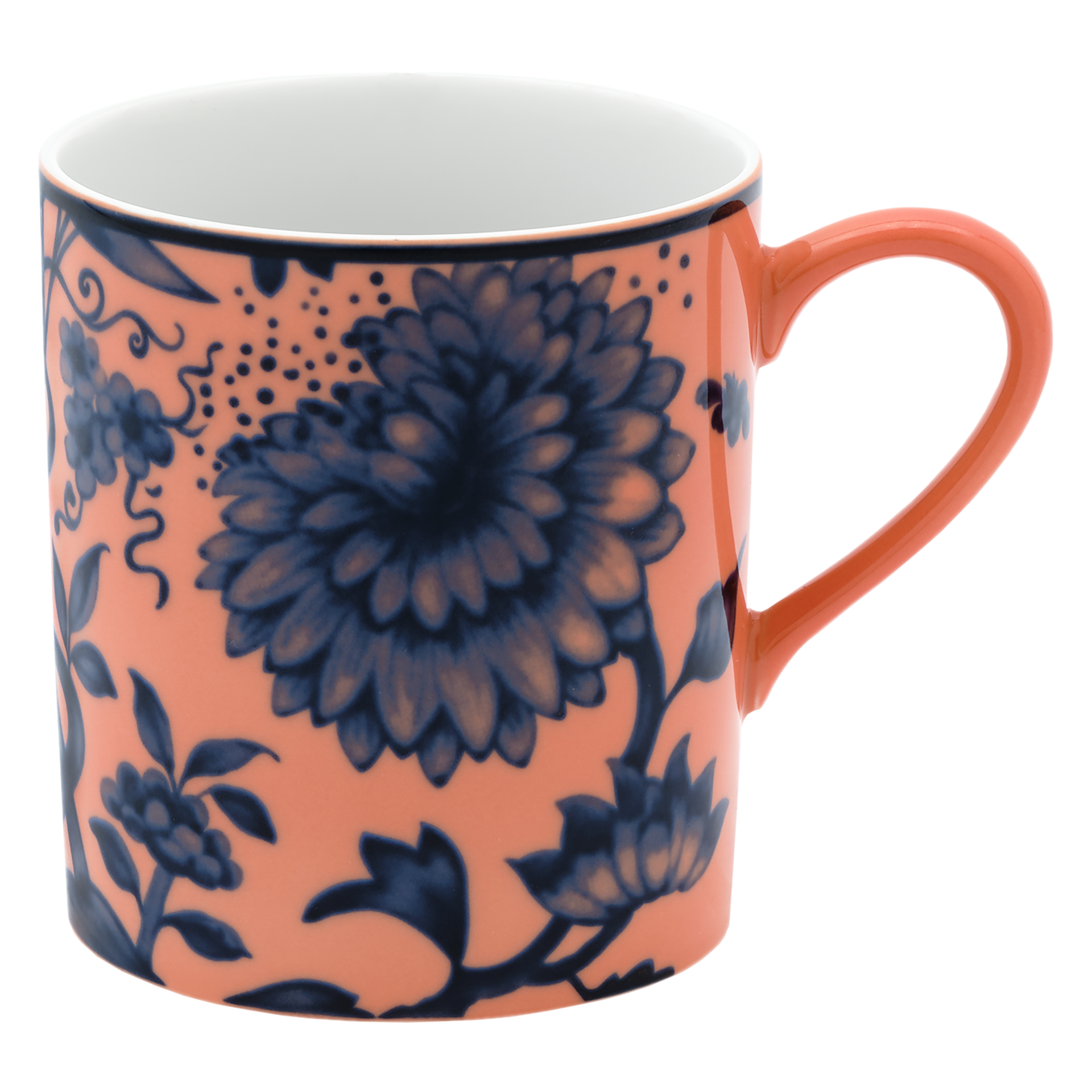 Henkelbecher Rot Ø 9 cm | Meissen No.41 Zwiebelmuster