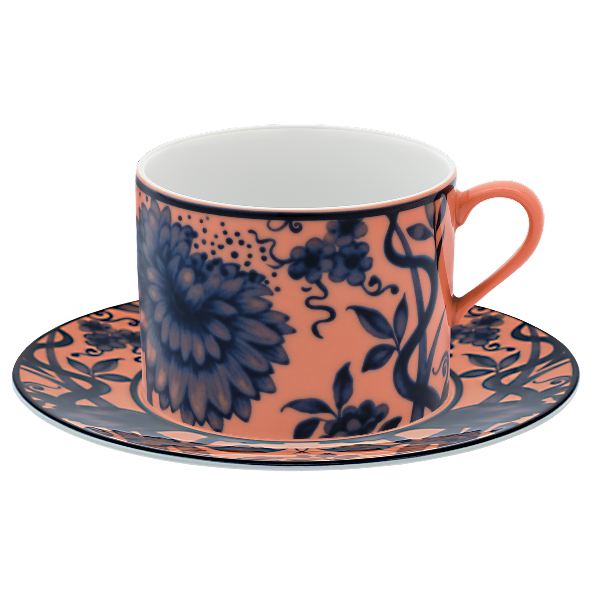 Kaffeetasse rot Ø 14,5 cm | Meissen No.41 Zwiebelmuster