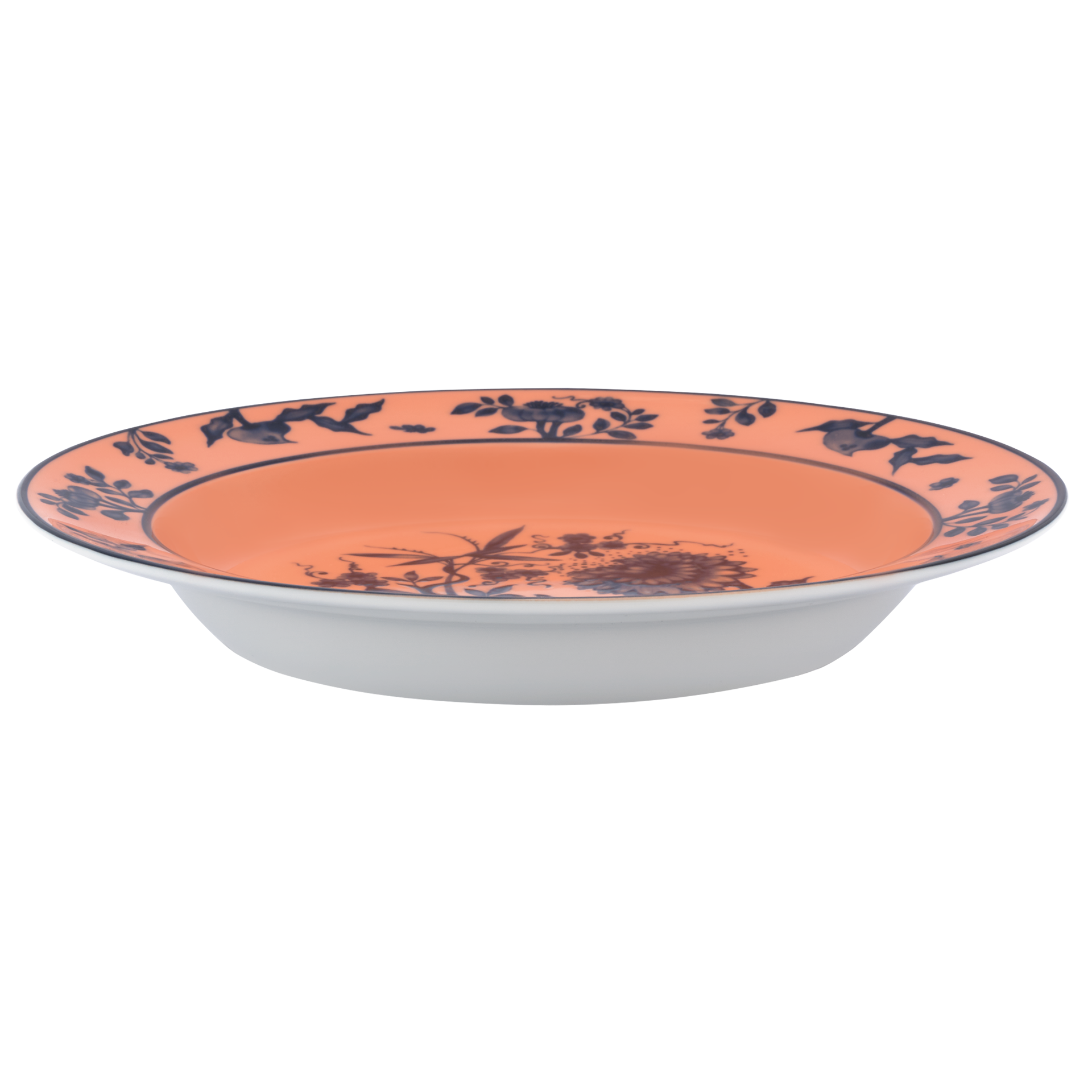Suppenteller, rot, Ø 23 cm | Meissen No.41 Royal Blossom