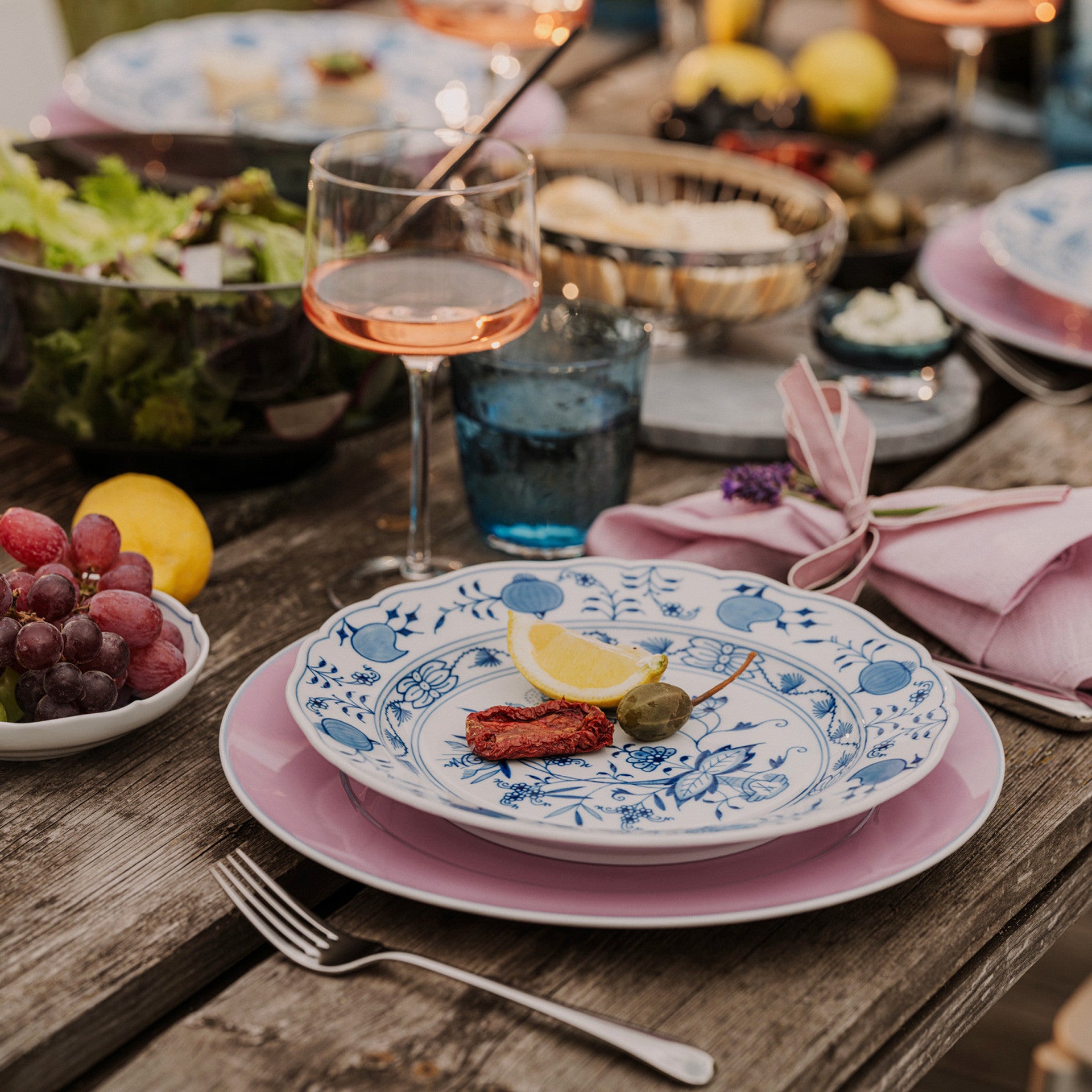 Speiseteller uni rosa, Ø 29 cm | Meissen No.41 Casa