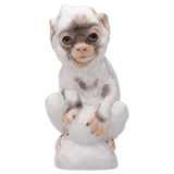 Affe, Bunt staffiert, leicht, H 6 cm | Meissen Figuren-Edition Tierkinder