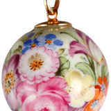 Anhänger Boule Blumenwiese, Ø 2,1 cm | Meissen Porzellananhänger