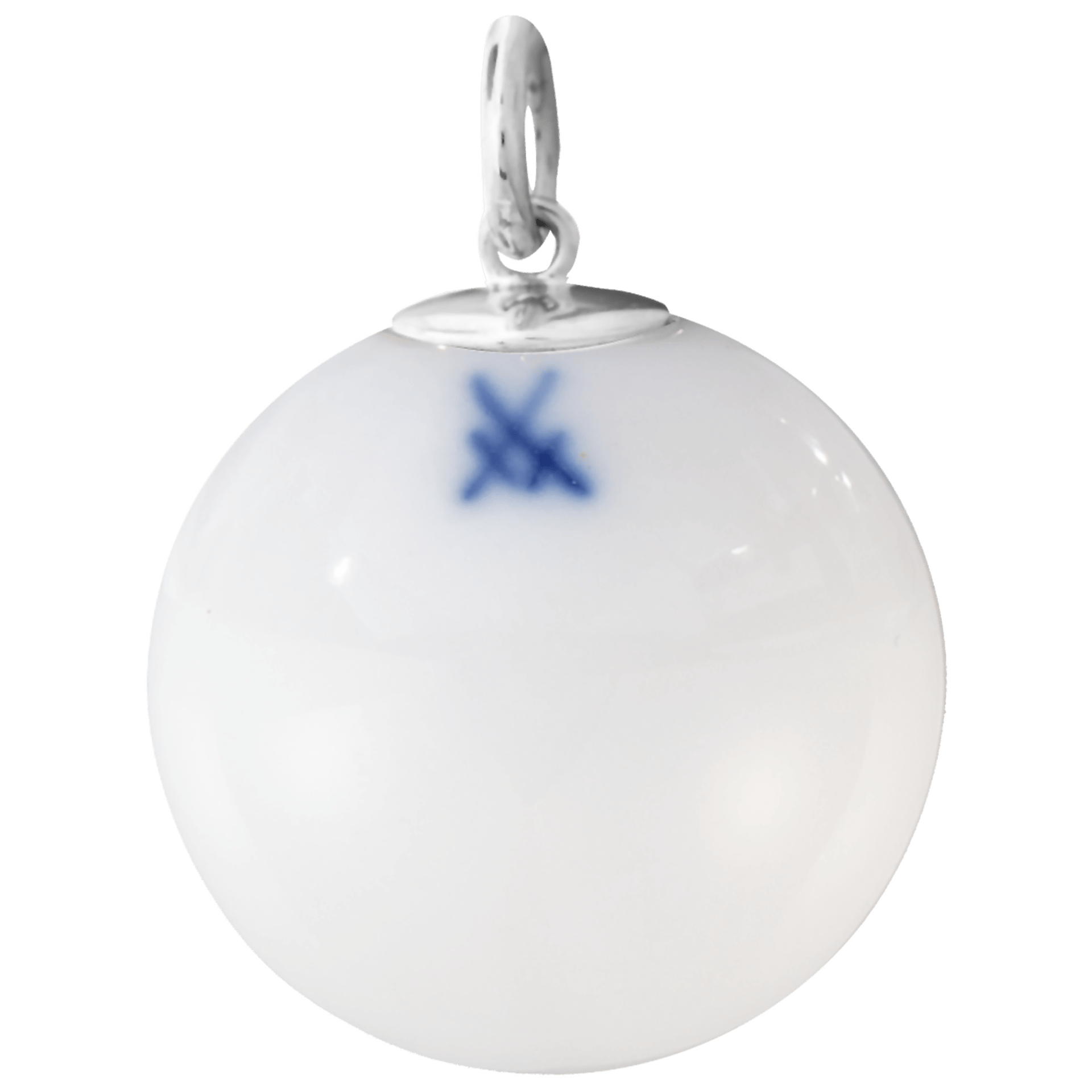 Anhänger Boule Monogramm in Platin, Ø 2,2 cm | Meissen Boule Collection 97b203-55m33 - Meissen Weimar