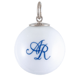 Anhänger Boule Monogramm Kobaltblau Ø 2,2 cm | Meissen Boule Collection